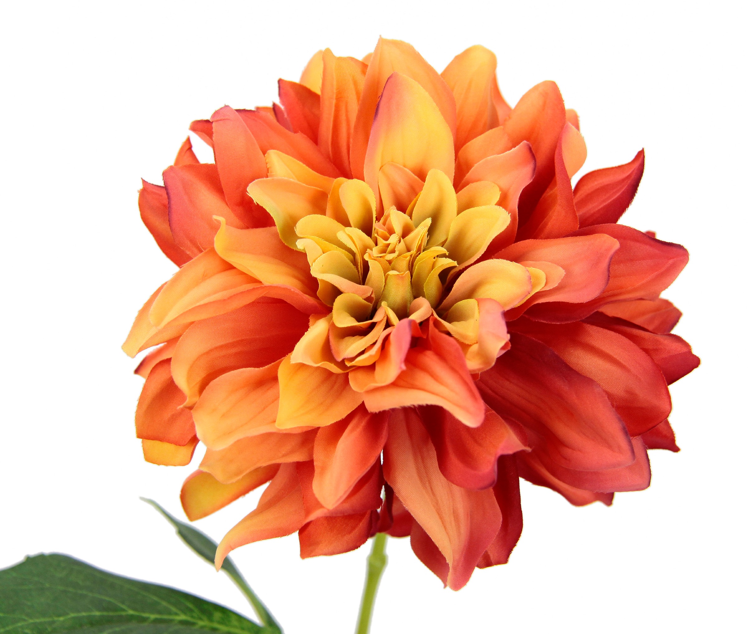 I.GE.A. Fleur artificielle »Dahlie« Einzelblume, Stielblume, 3er Set