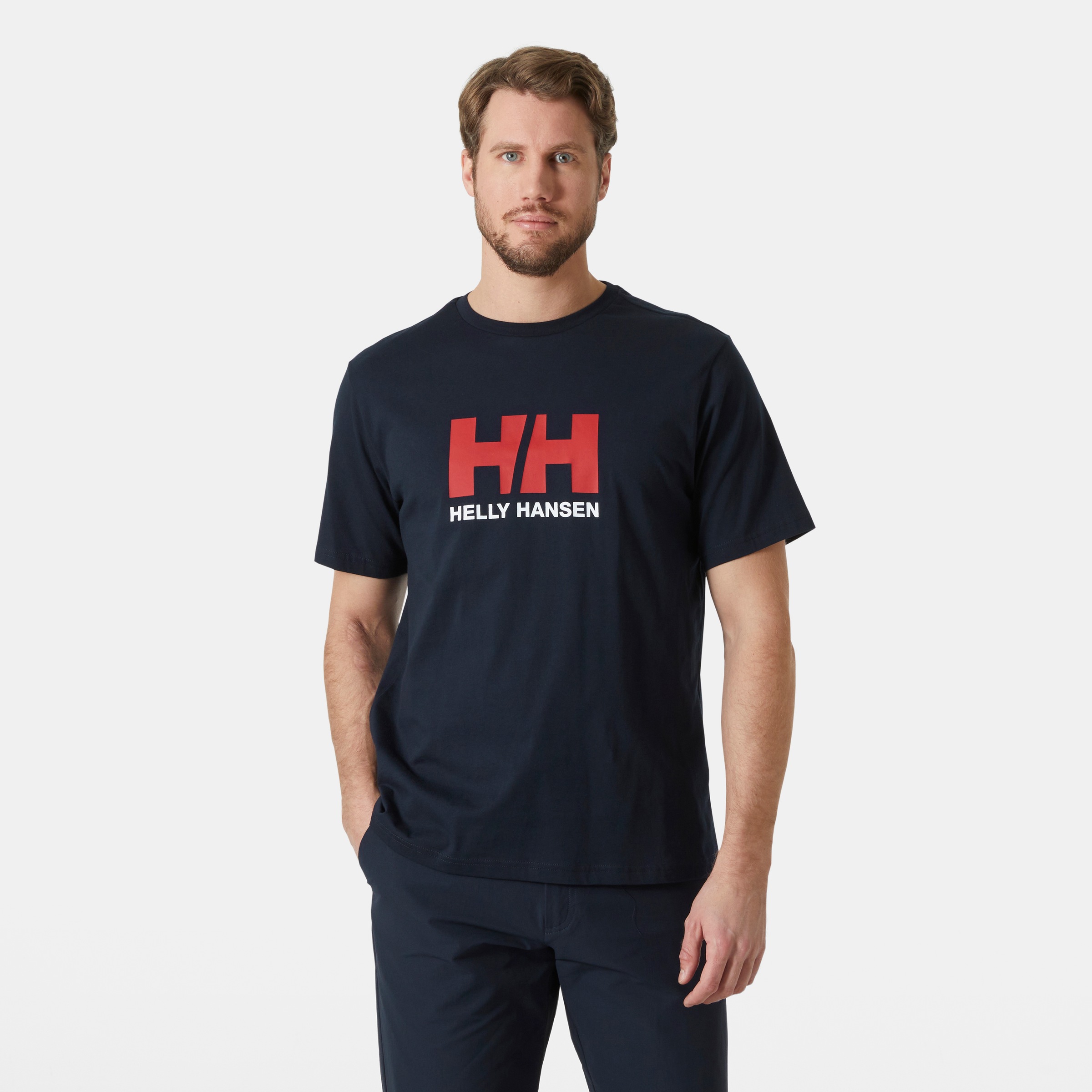Image of Helly Hansen T-Shirt "HH LOGO T-SHIRT 3.0" sportlicher Schnitt, kurze Ärmel, Rundhalsausschnitt