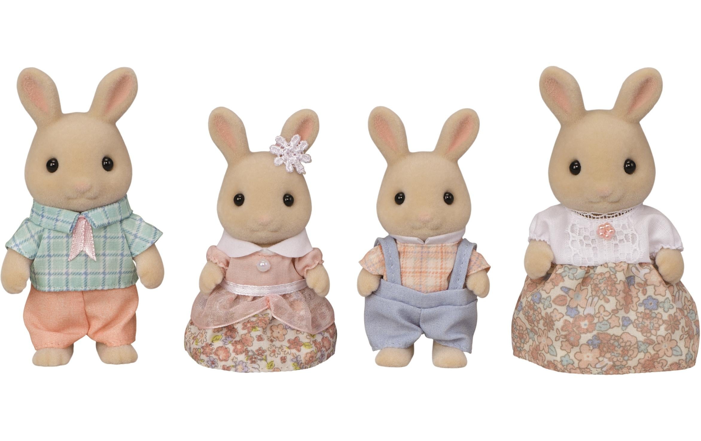 Image of Sylvanian Families Spielfigur "Milchhasen Familie"