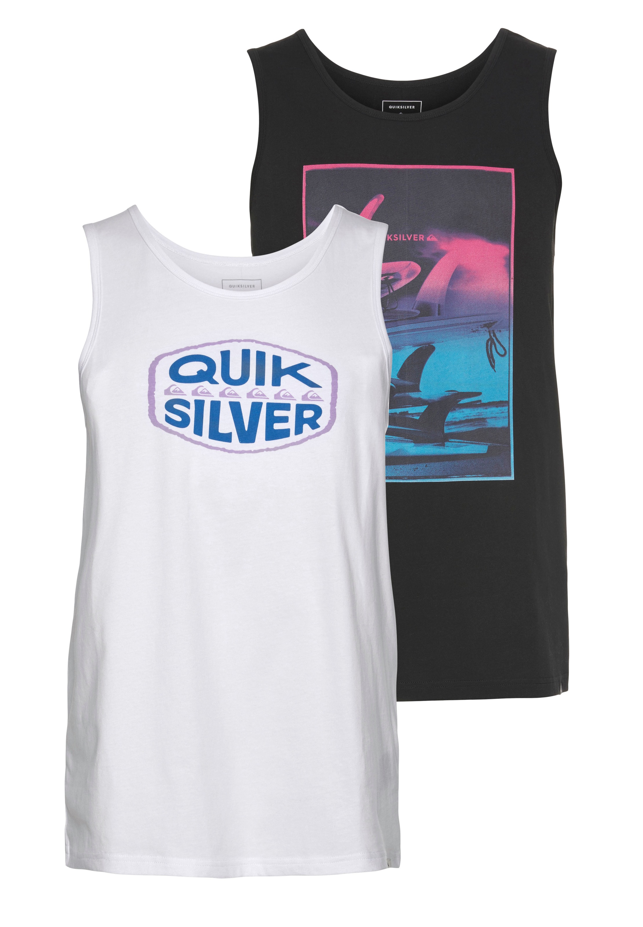 Image of Quiksilver Tanktop »FIN FOCUS TANK PACK«, (Packung, 2er-Pack) bei Ackermann Versand Schweiz