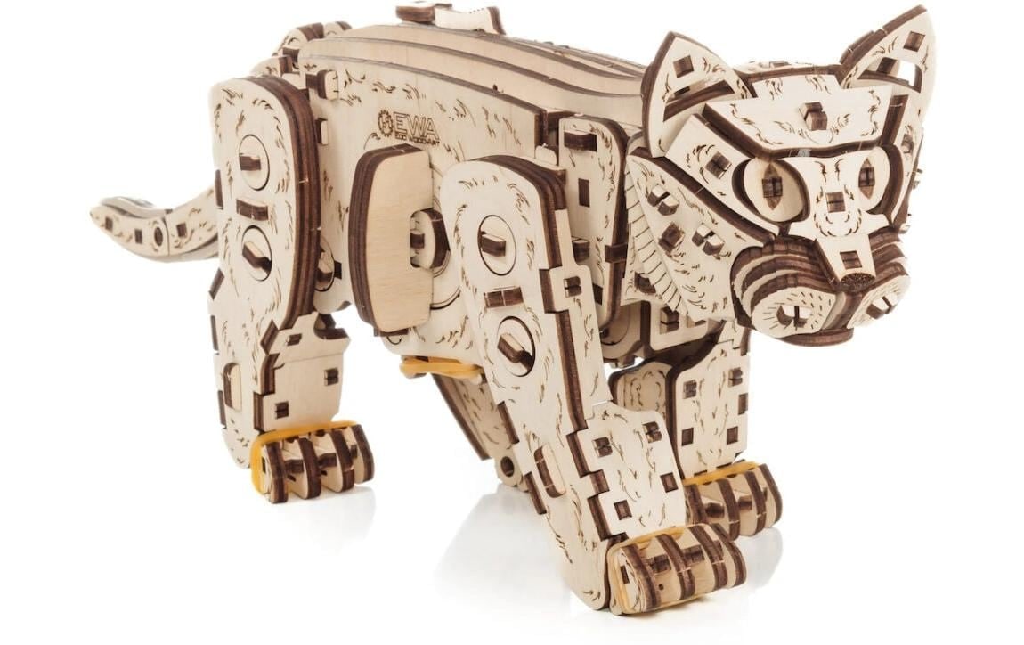   Modellbausatz »Eco-Wood-Art Kätzchen« 236 Stk. tlg.