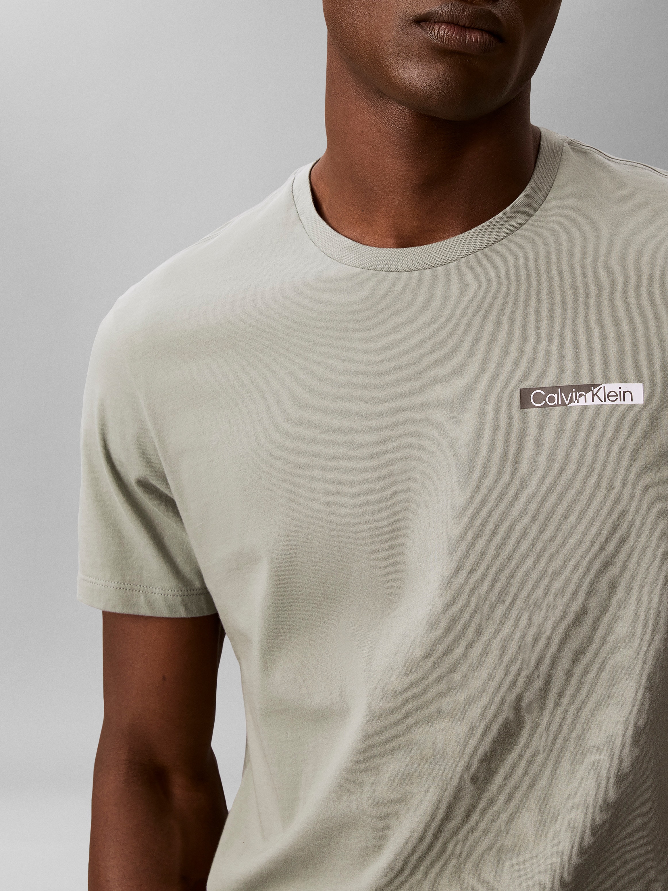 Calvin Klein T-shirt coton pur, coupe regular, impression poitrine et dos