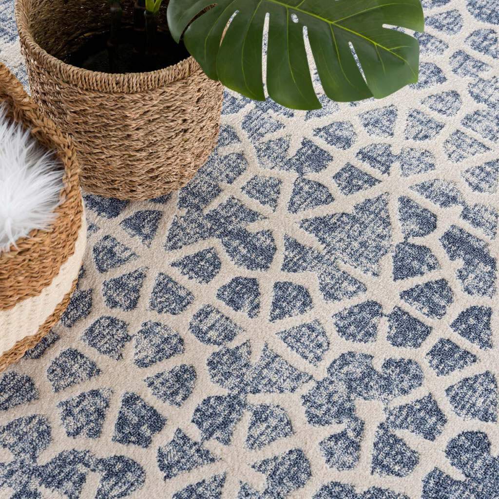 Carpet City Teppich »Art 1271«, rechteckig, 7 mm Höhe, Läufer, Kurzflor, Skandi-Muster, ideal für Wohnzimmer & Schlafzimmer