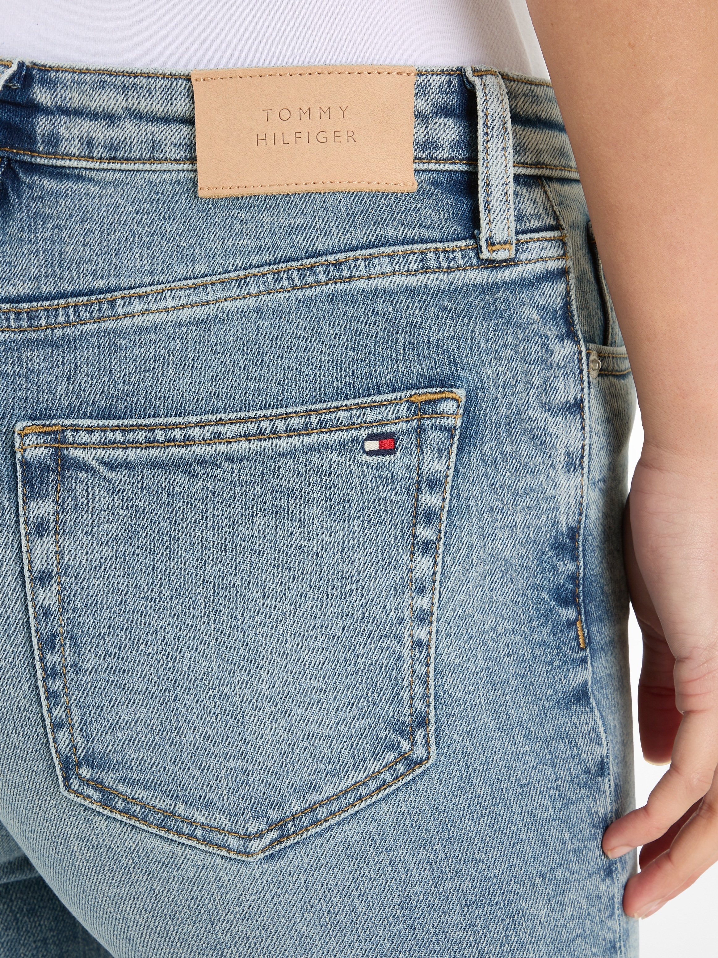 Tommy Hilfiger Slim-fit-Jeans, mit Logotpatch