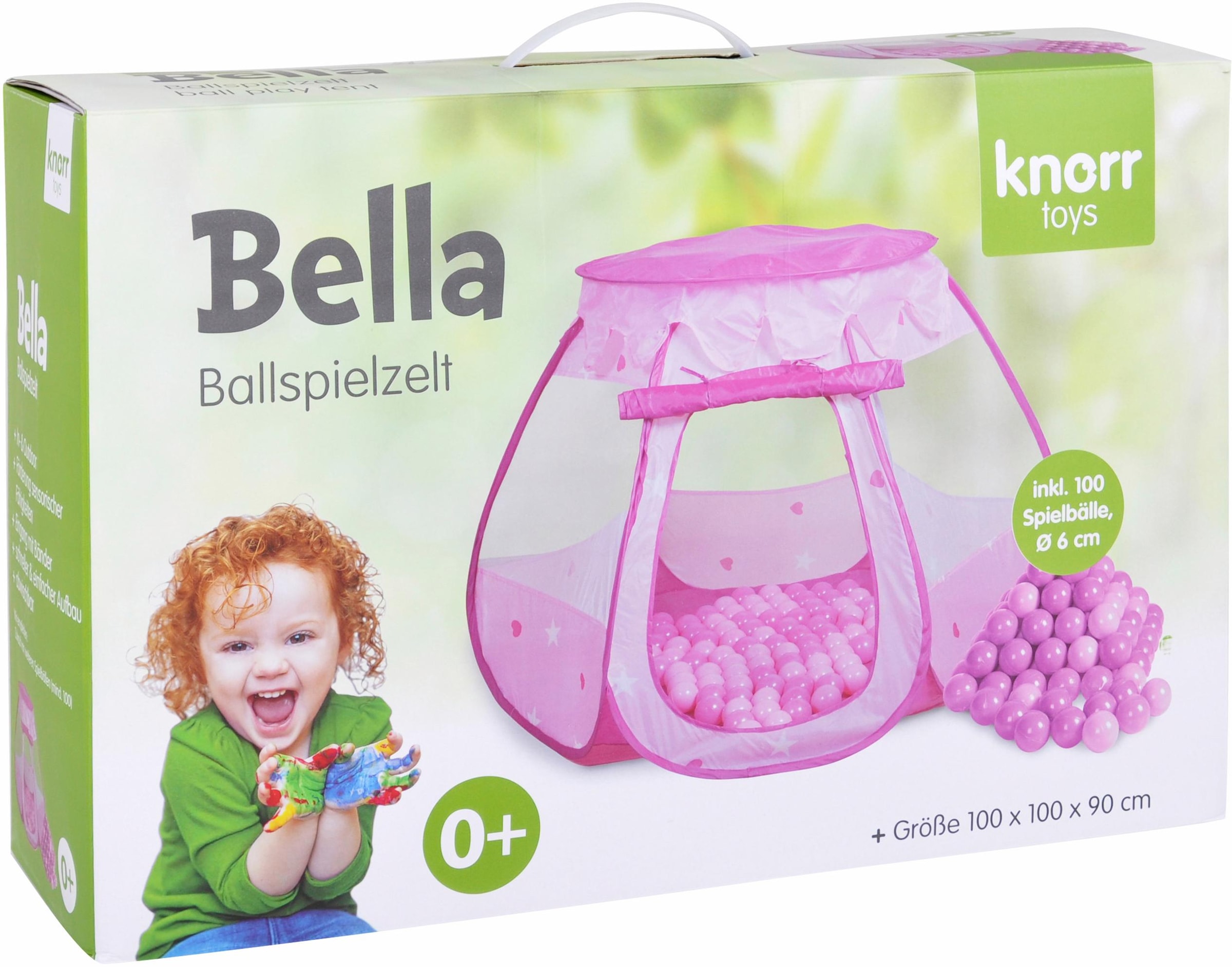 Knorrtoys® Bällebad »Bella«, mit 100 Bällen
