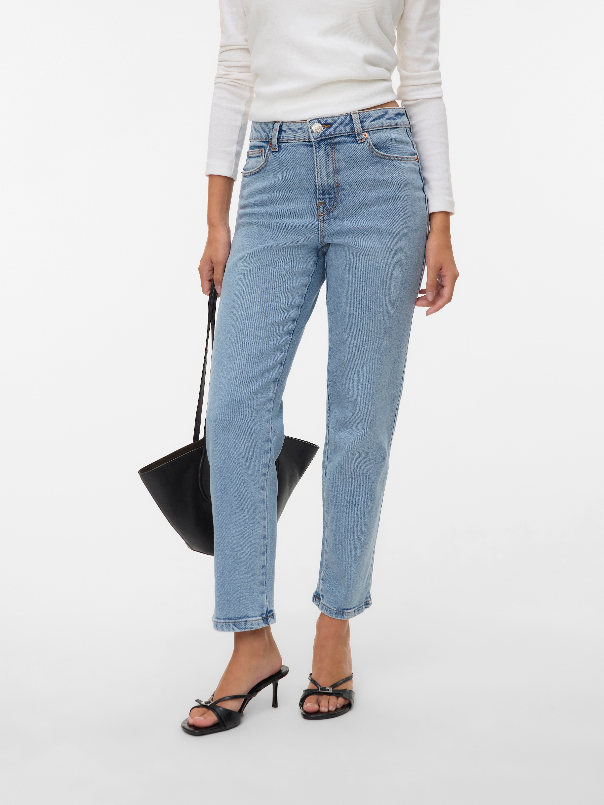 Image of Vero Moda Gerade Jeans "VMAMARA MR SLIM STRAIGHT ANK VI3512 NOOS"