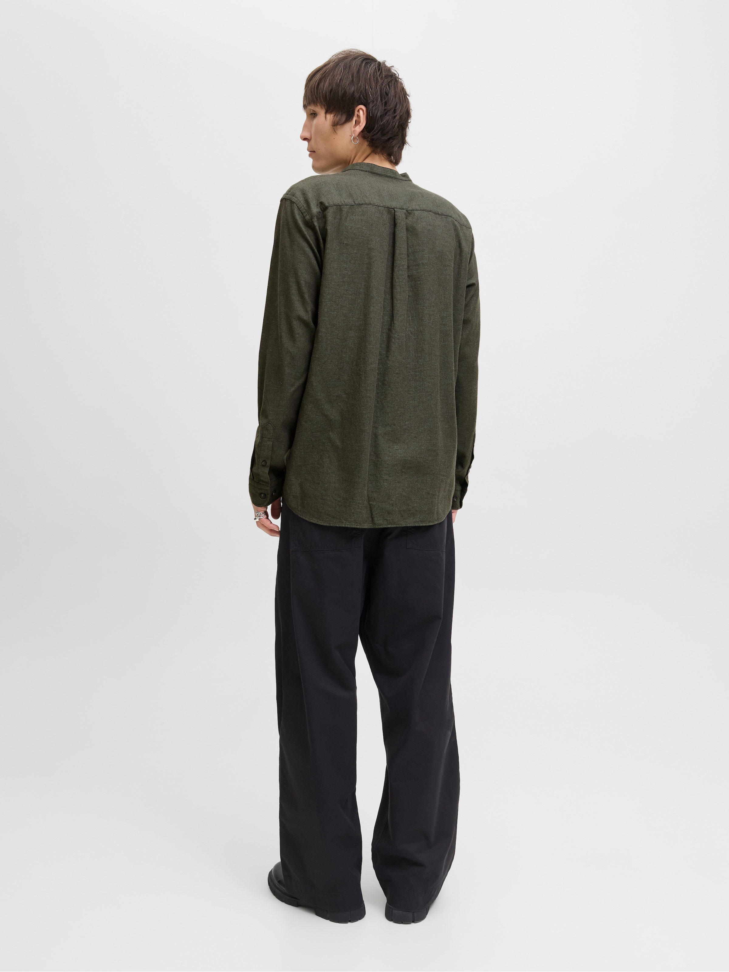Jack & Jones Langarmhemd »JJEBAND MELANGE SHIRT L/S SN«