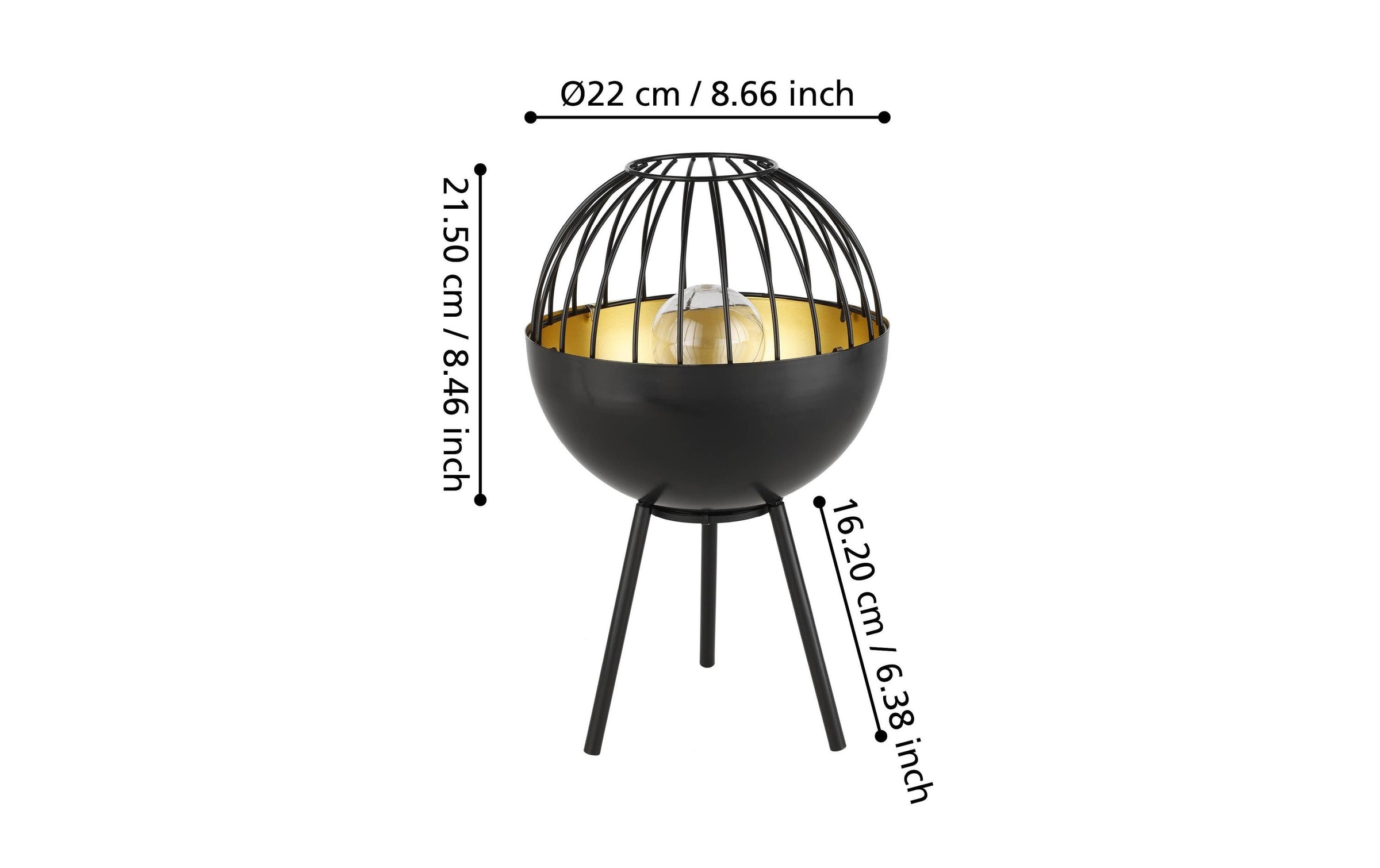 EGLO Gartenleuchte »Solar Ø 22 cm« 1 Stk. Warmweiss