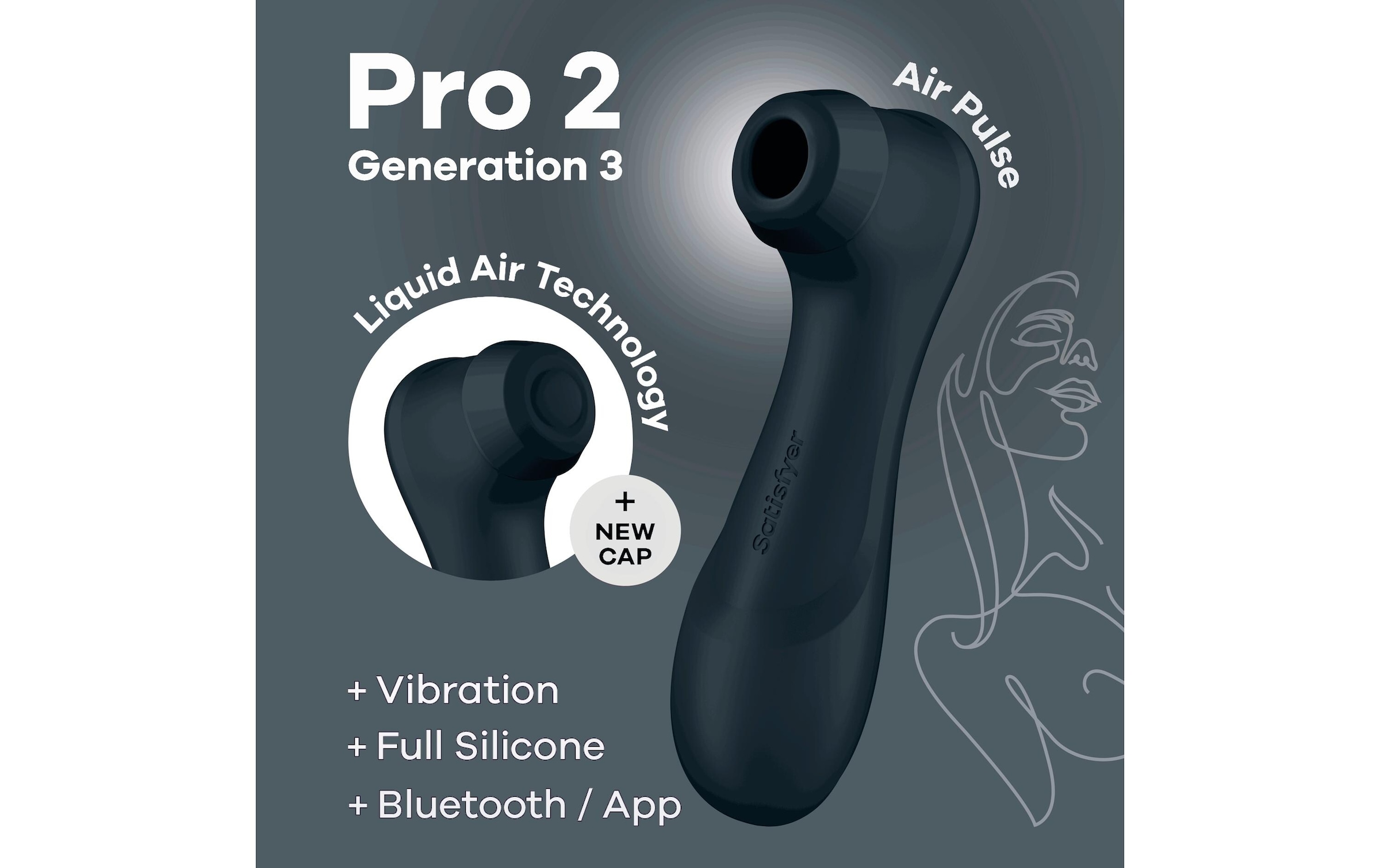 Satisfyer Vibrator »Pro 2 Generation 3 schwarz«