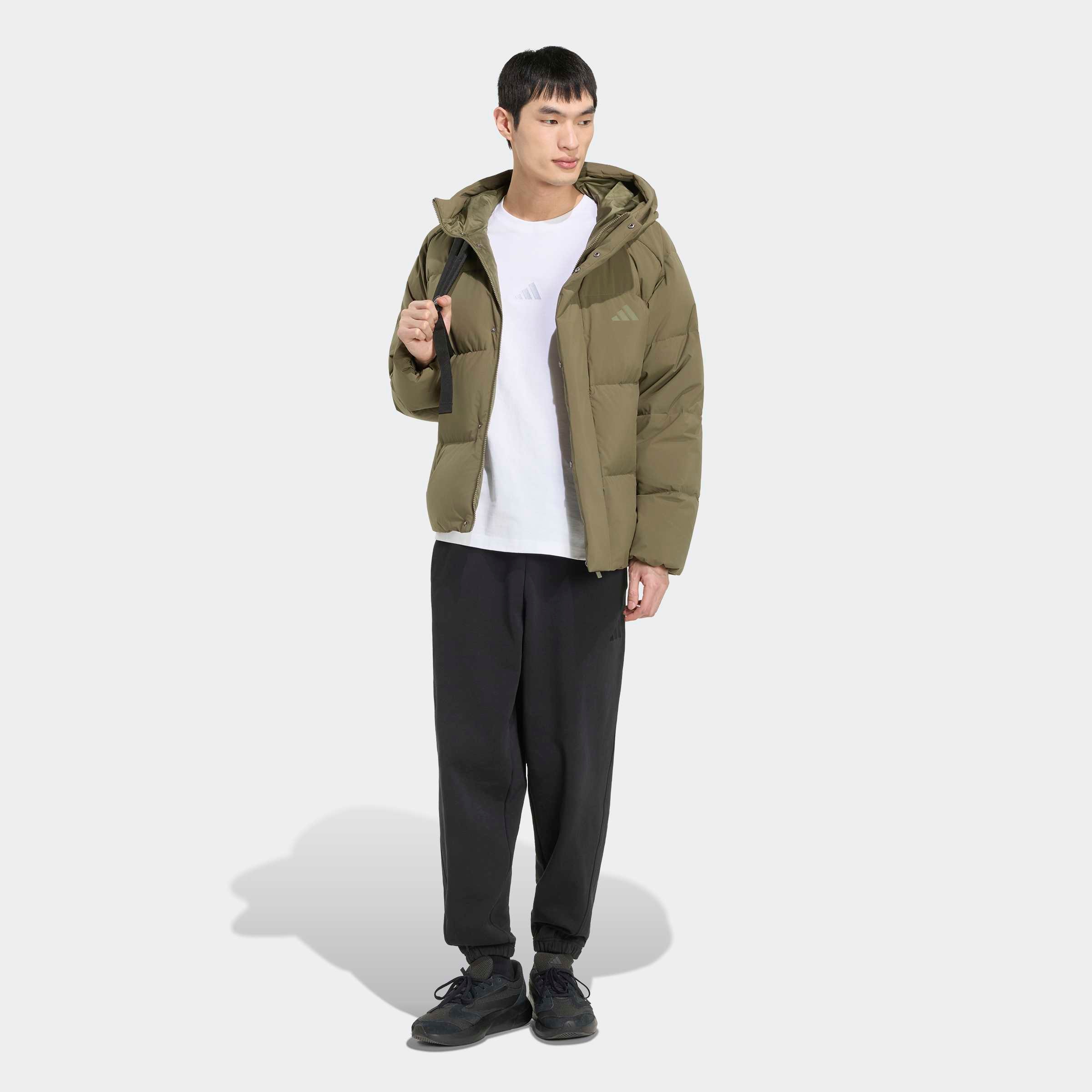 adidas Sportswear Veste d'extérieur »HELIONIC DOWN PUFFER HOODED T«
