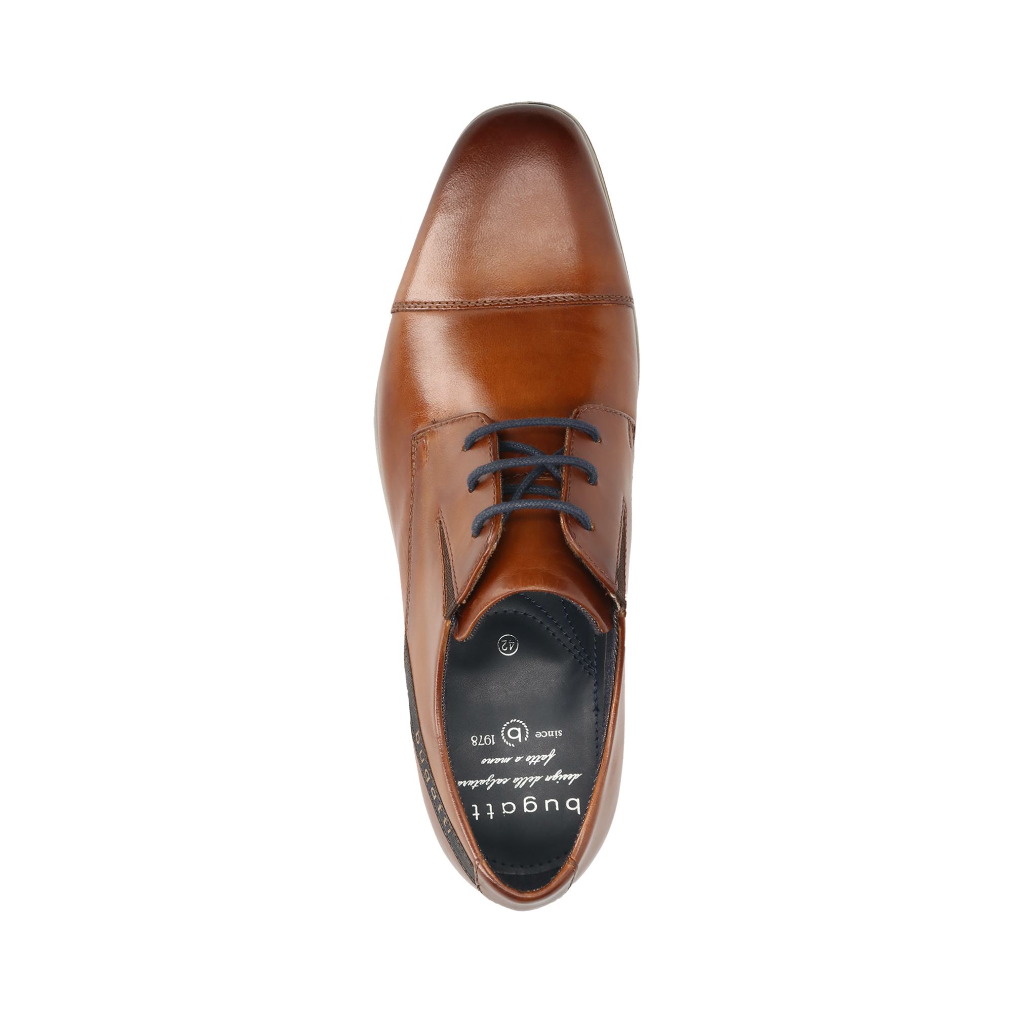 bugatti Schnürschuh  Halbschuh, Business-Schnürer, Anzugschuh mit seitlichem Logoschriftzug