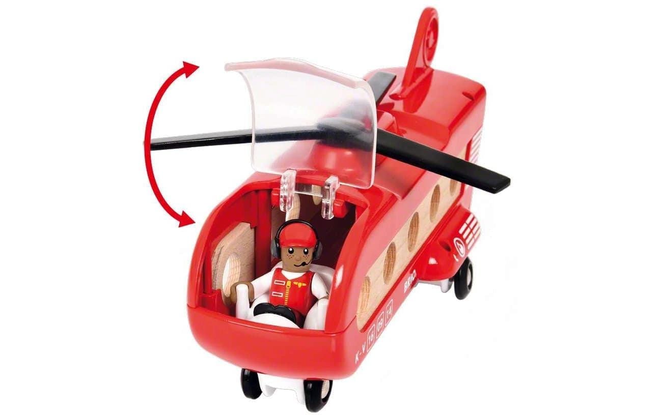 BRIO® Hélicoptère jouet »BRIO Eisenbahn-Transporthubschrauber«
