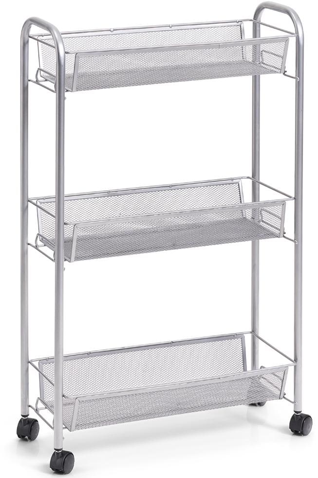 Image of Zeller Present Rollwagen "Mesh" mit drei Ablagekörbe, Höhe 70,5 cm