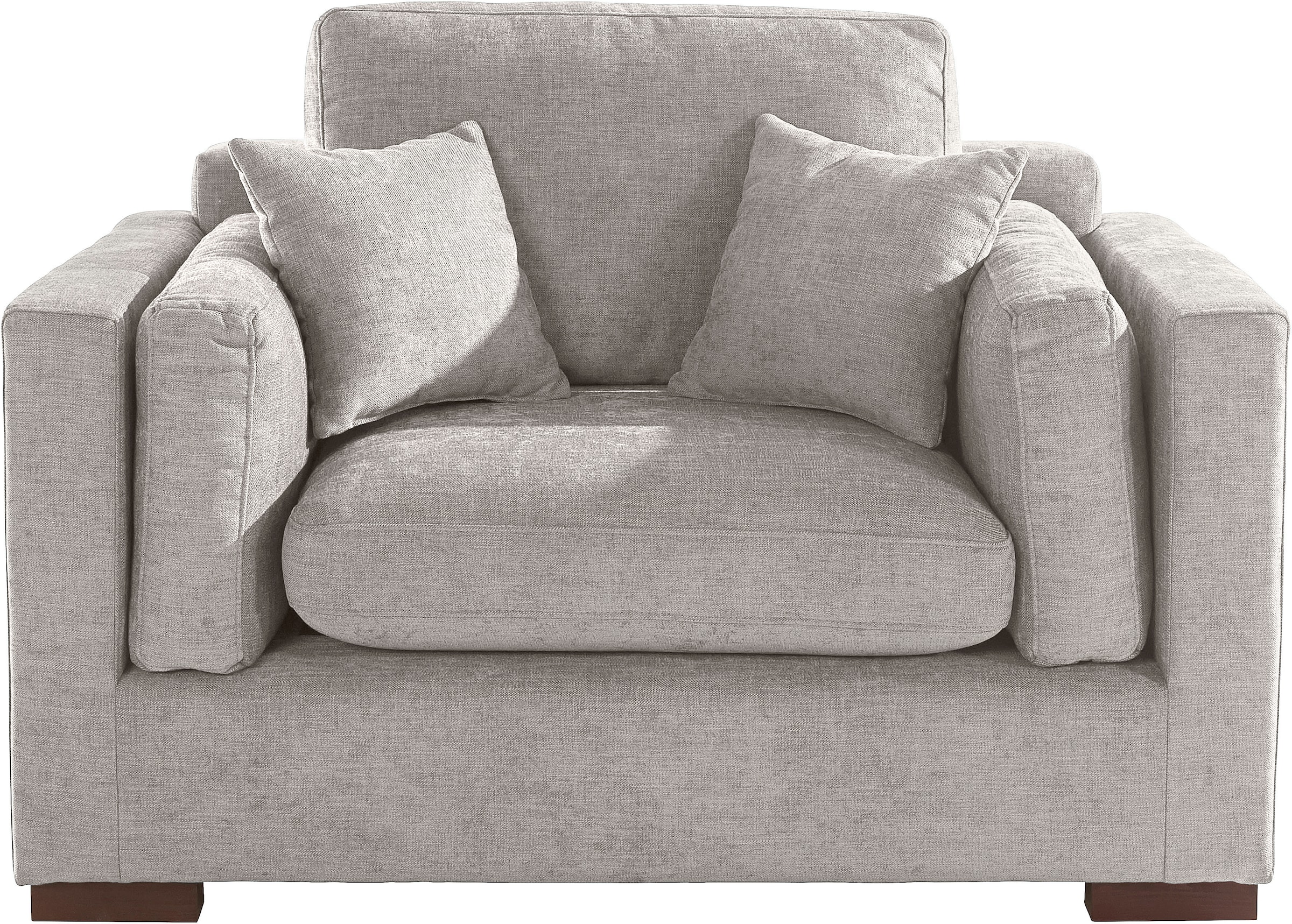 Image of Home affaire Loveseat "Fresh Pond Sessel" weicher Sitzkomfort, incl. Zierkissen, B/T/H: 140/96/95 cm