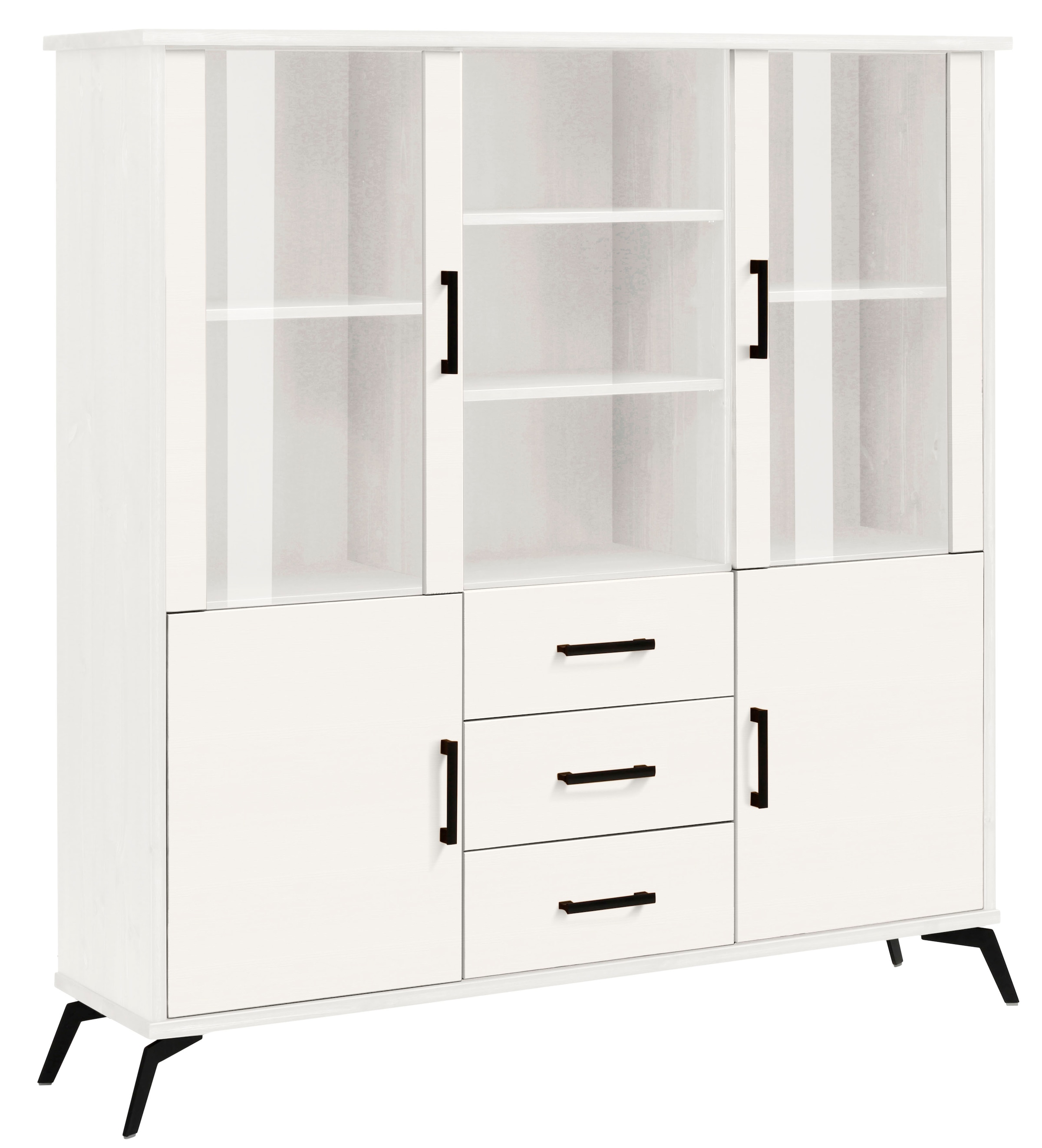 Image of Home affaire Highboard »Lisa«, mit Metallgriffen, Höhe 154 cm bei Ackermann Versand Schweiz