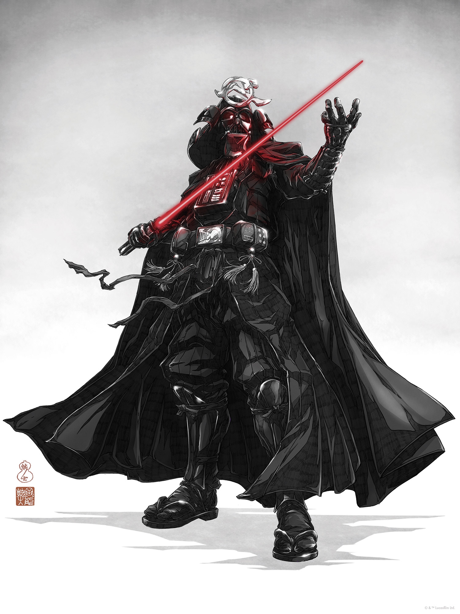 Komar Wandbild »Star Wars Vision Samurai Dark Lord« Disney Set, 1 Stk. tlg. 30 x 40 cm (Breite x Höhe) - Kinderzimmer, Dekoration