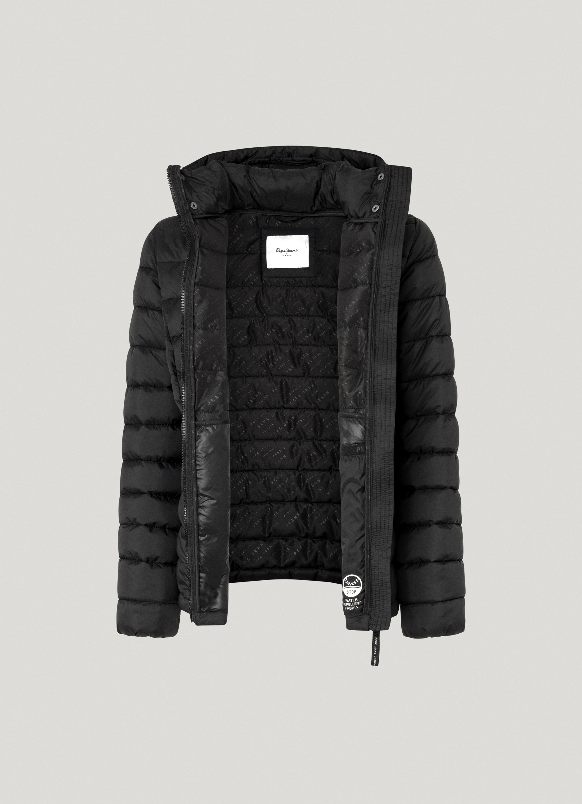 Pepe Jeans Veste d'extérieur »AMMY SHORT« mit Kapuze mit abnehmbarer Kapuze