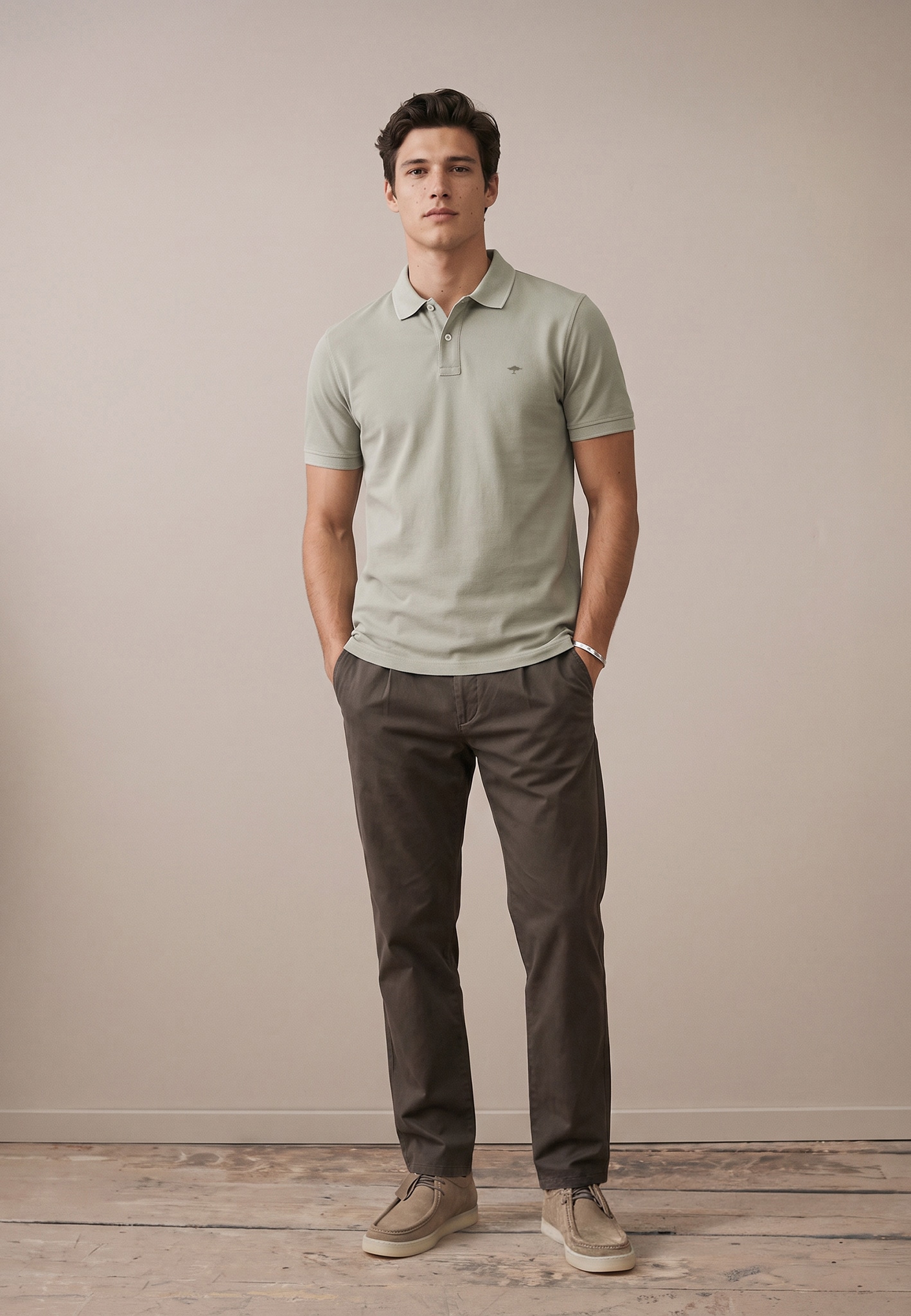 FYNCH-HATTON Polo avec broderie du logo