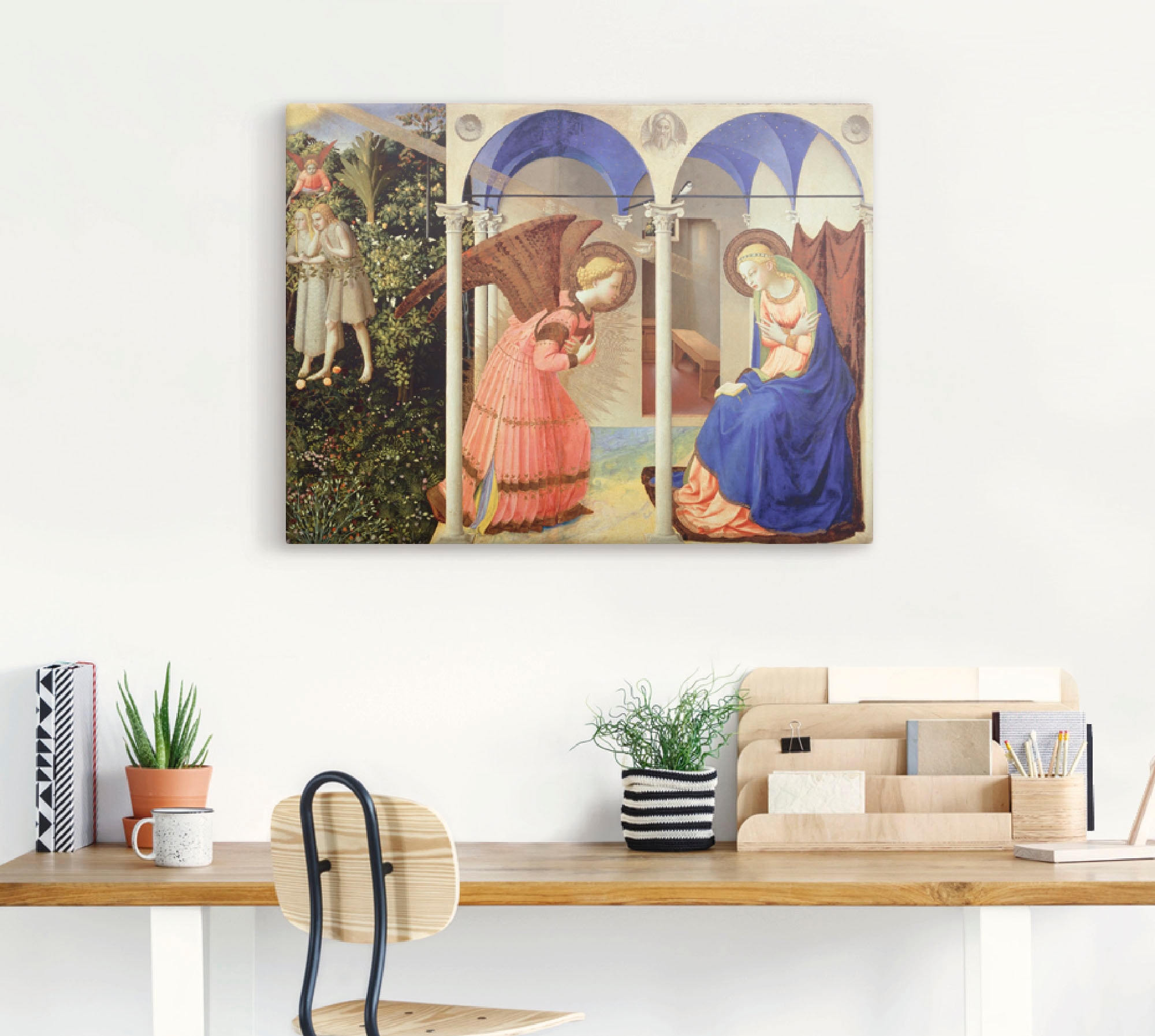 Artland Leinwandbild »Verkündigung an Maria«, Religion, (1 St.), auf Keilrahmen gespannt