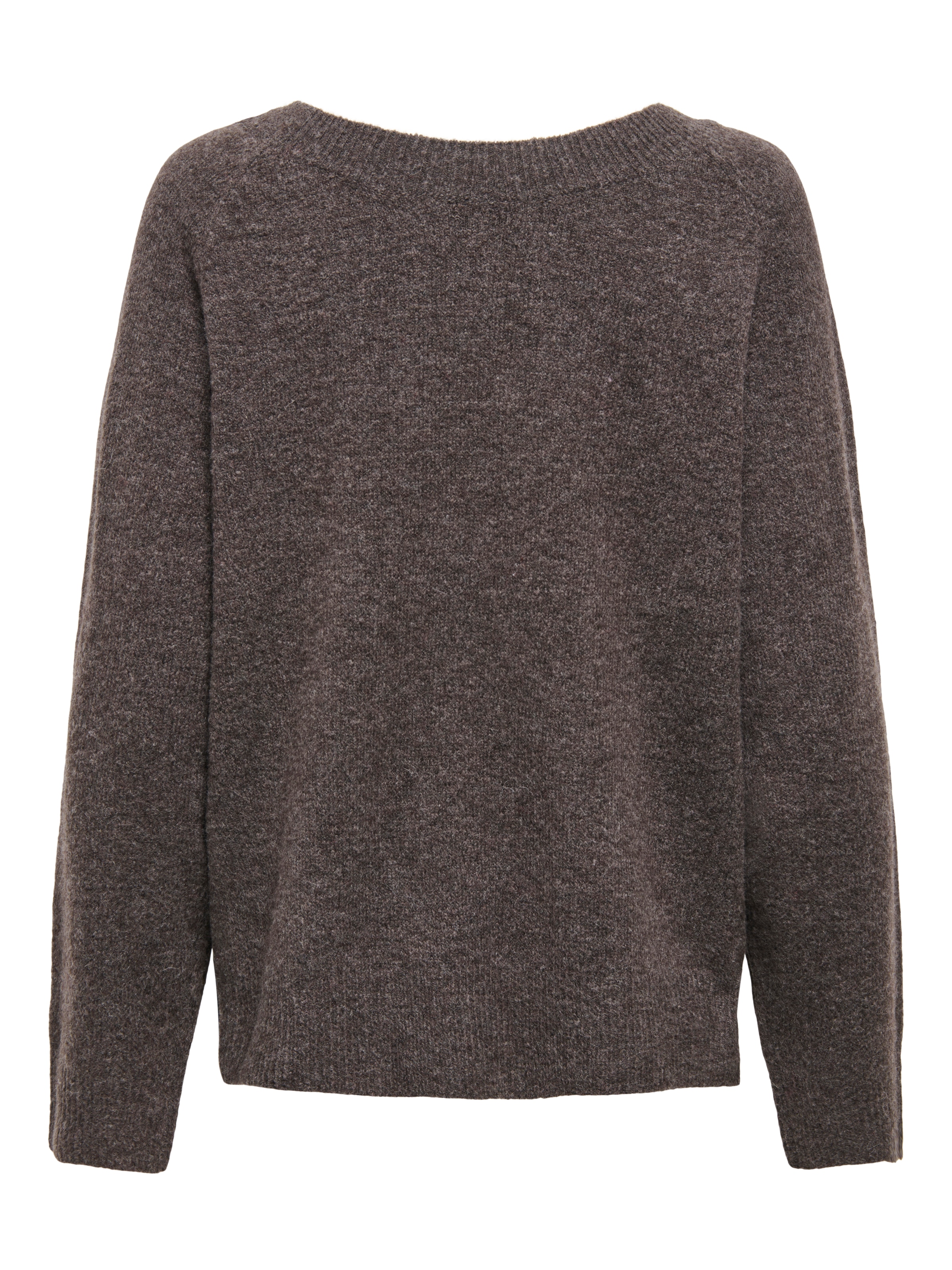 ONLY Strickpullover »ONLRENE LS V-NECK REVERSIBEL KNT NOOS« Materialmix, regular fit
