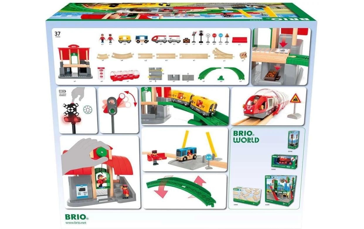 BRIO® Kit de train jouet »BRIO Grosses City Bahnhof Set«