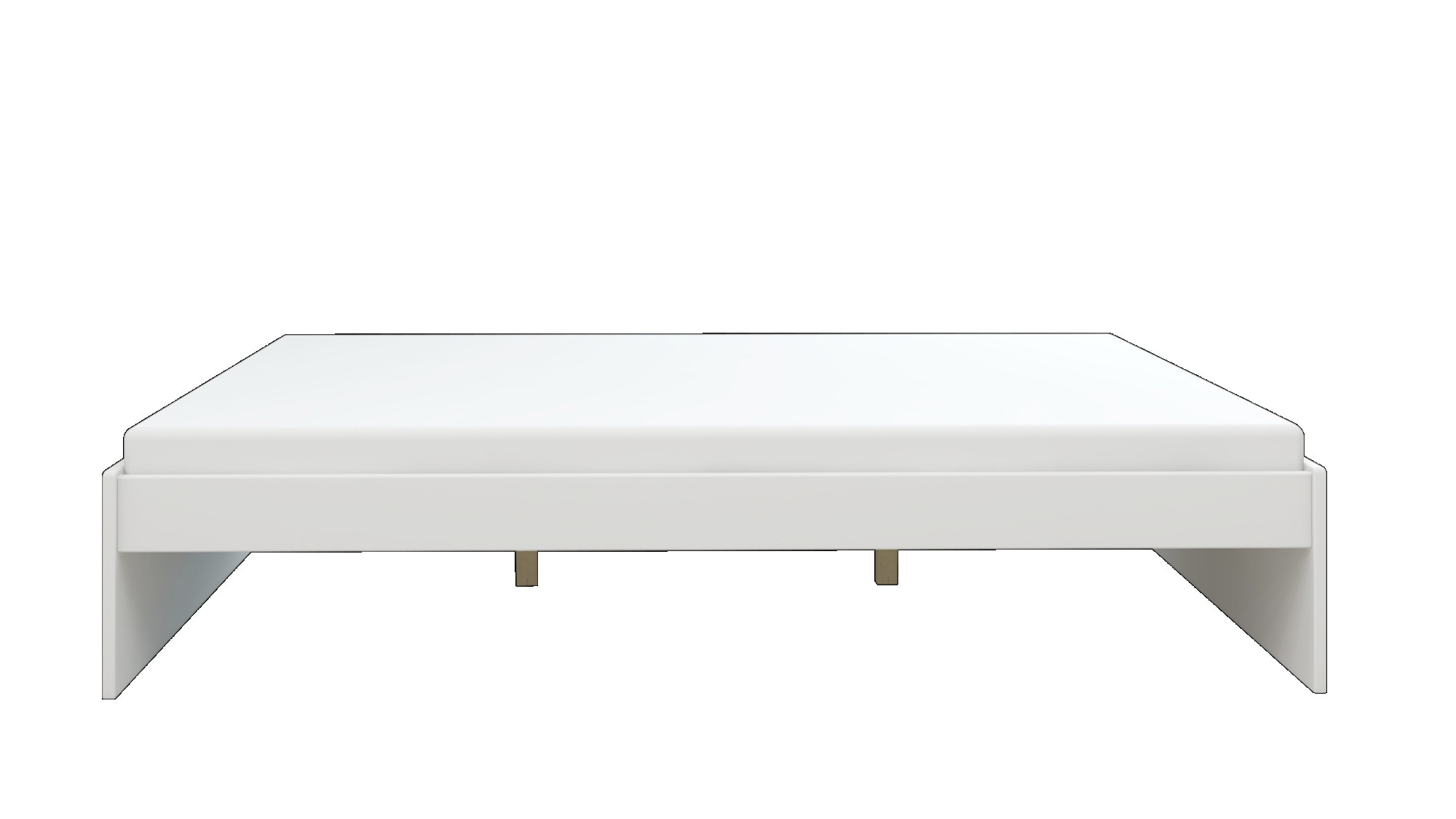 OTTO home Bett »Magdala«, (Breite/ Belastbarkeit: 120cm/200 KG, 90cm/ 100KG), aus MDF, Breite Liegefläche 140 cm, Bettkasten optional
