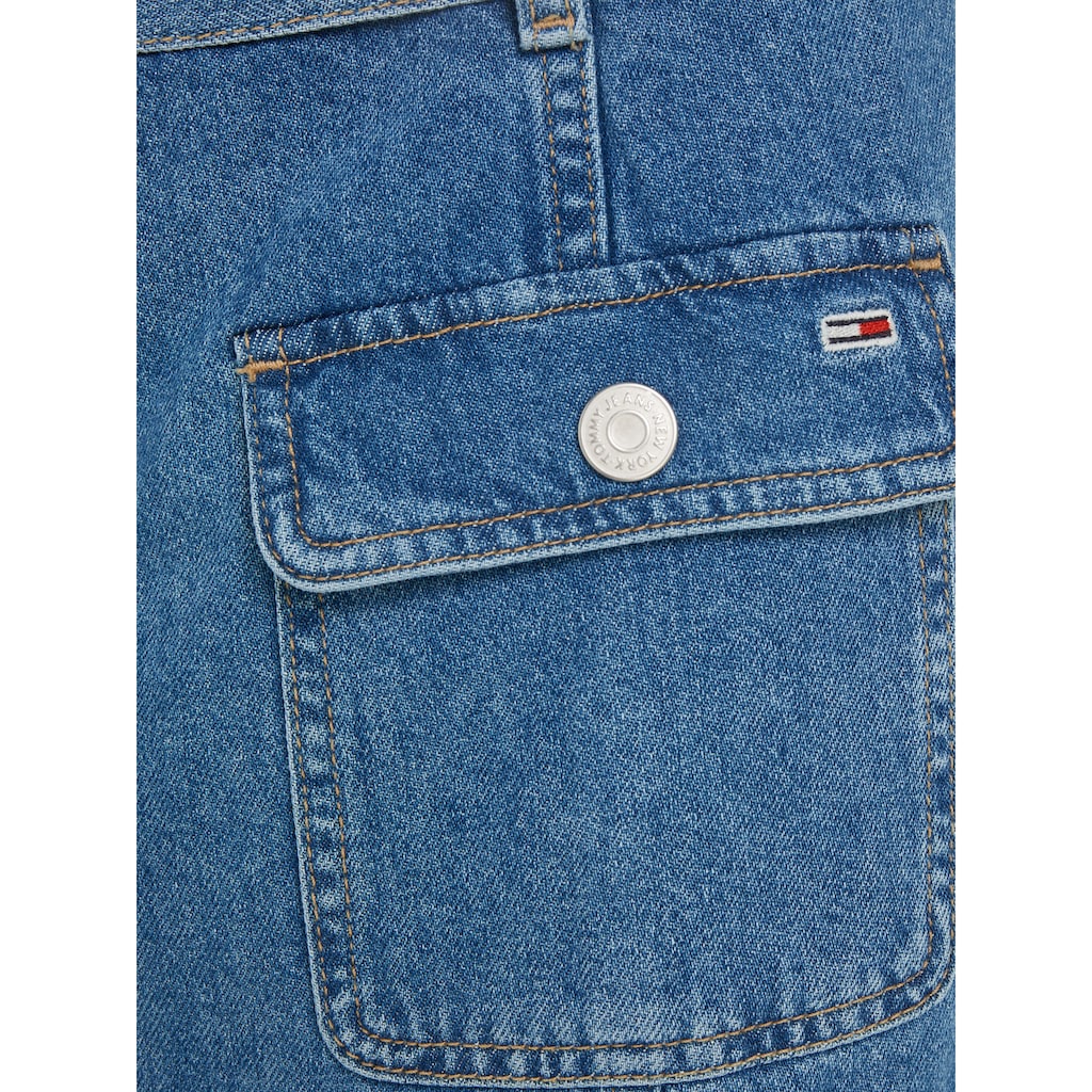 Tommy Jeans Jeansrock »BELTED ZIPPER SKIRT BH7036«, Webrock mit Gürtel aus Denim