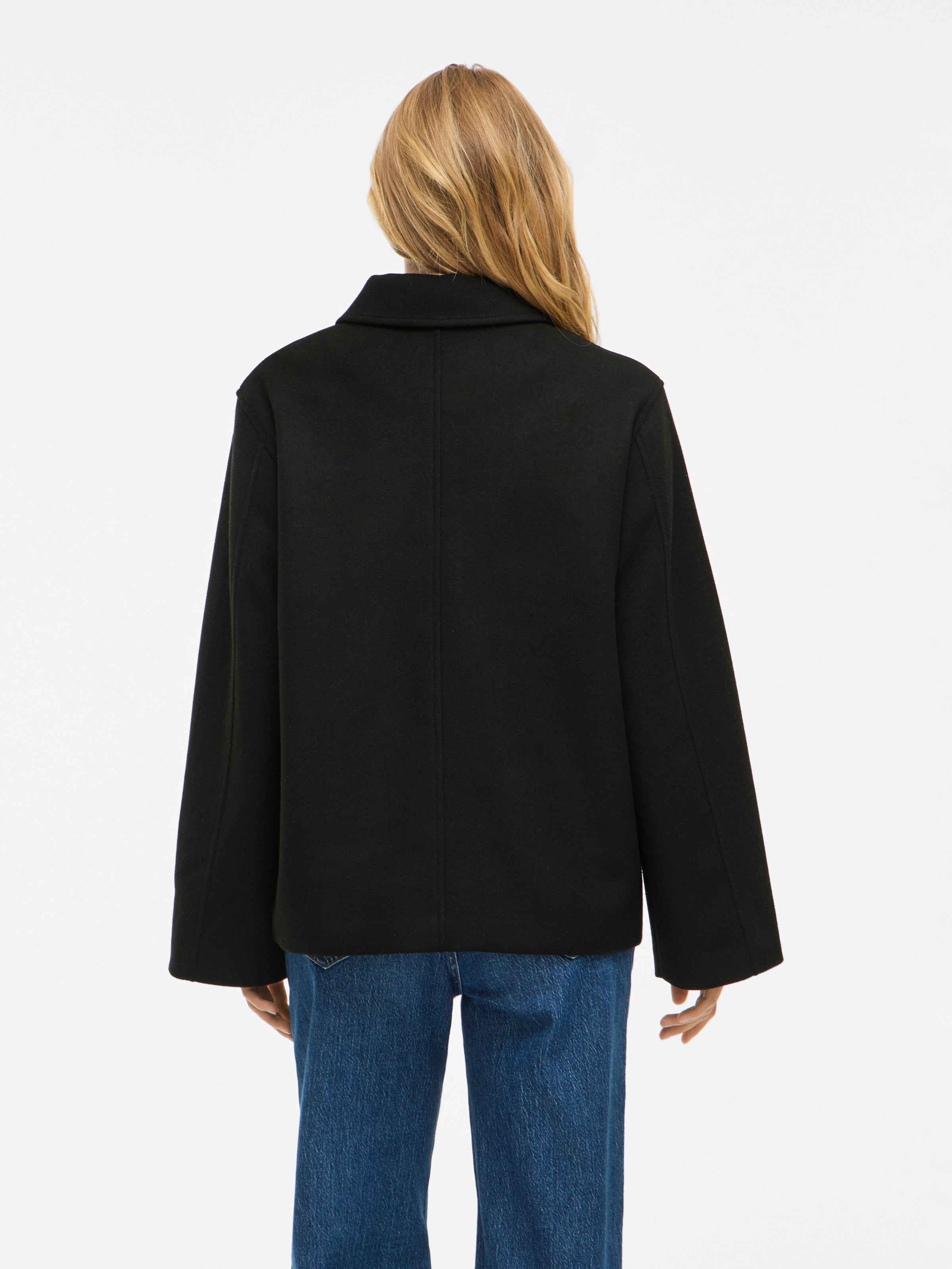 Vila Kurzjacke »VICLAUDIA L/S JACKET- NOOS« Kunstfaser