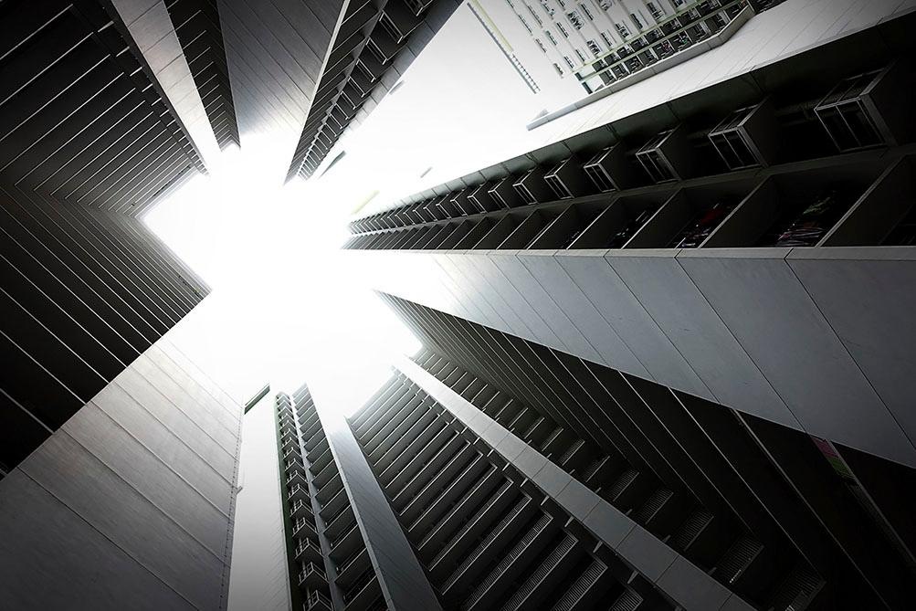 Image of Places of Style Acrylglasbild »Wohngebäude« bei Ackermann Versand Schweiz