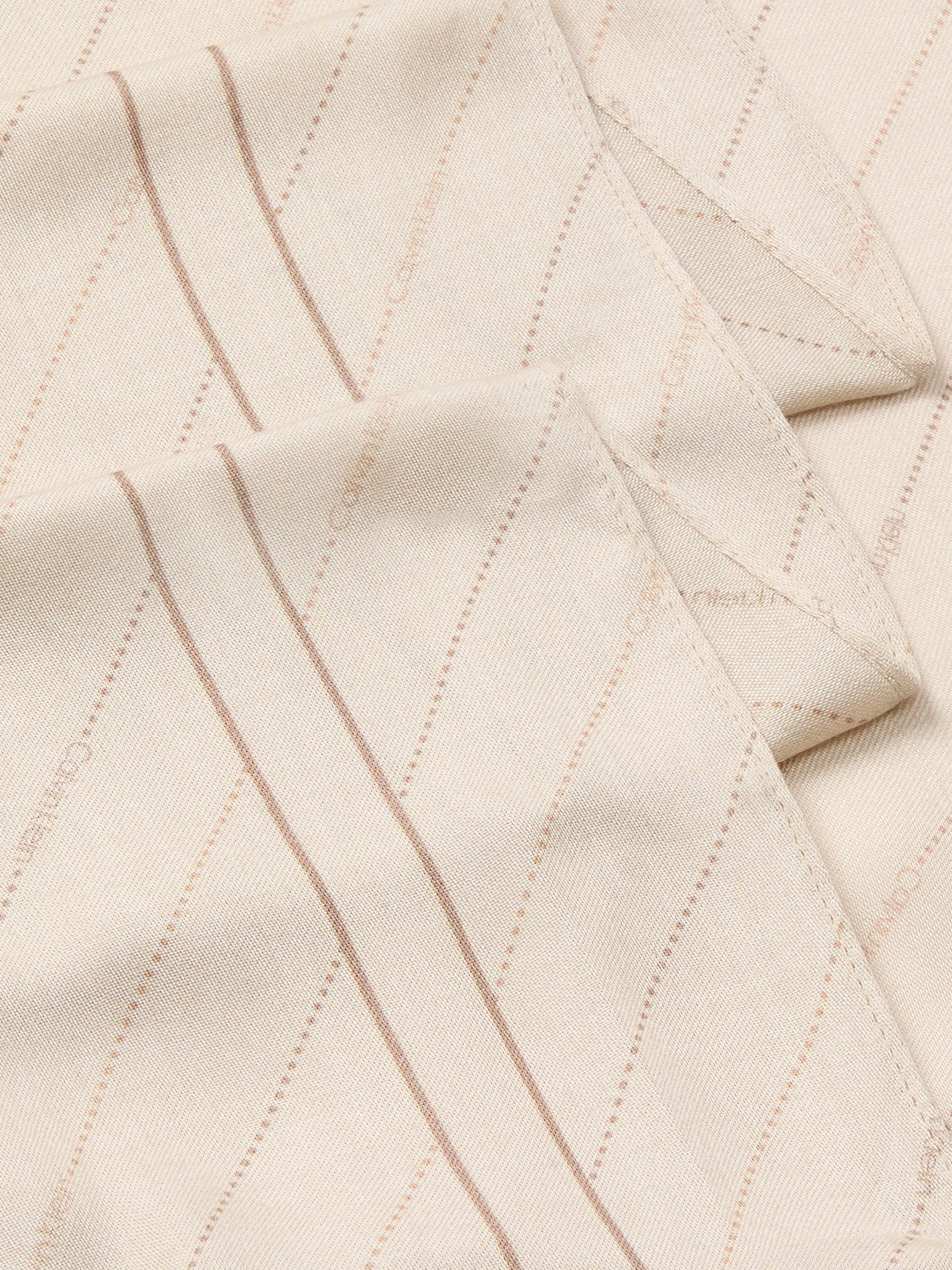 Calvin Klein Modetuch »PINSTRIPE LOGO SQUARE SCARF« Mit Markenlabelmusterung