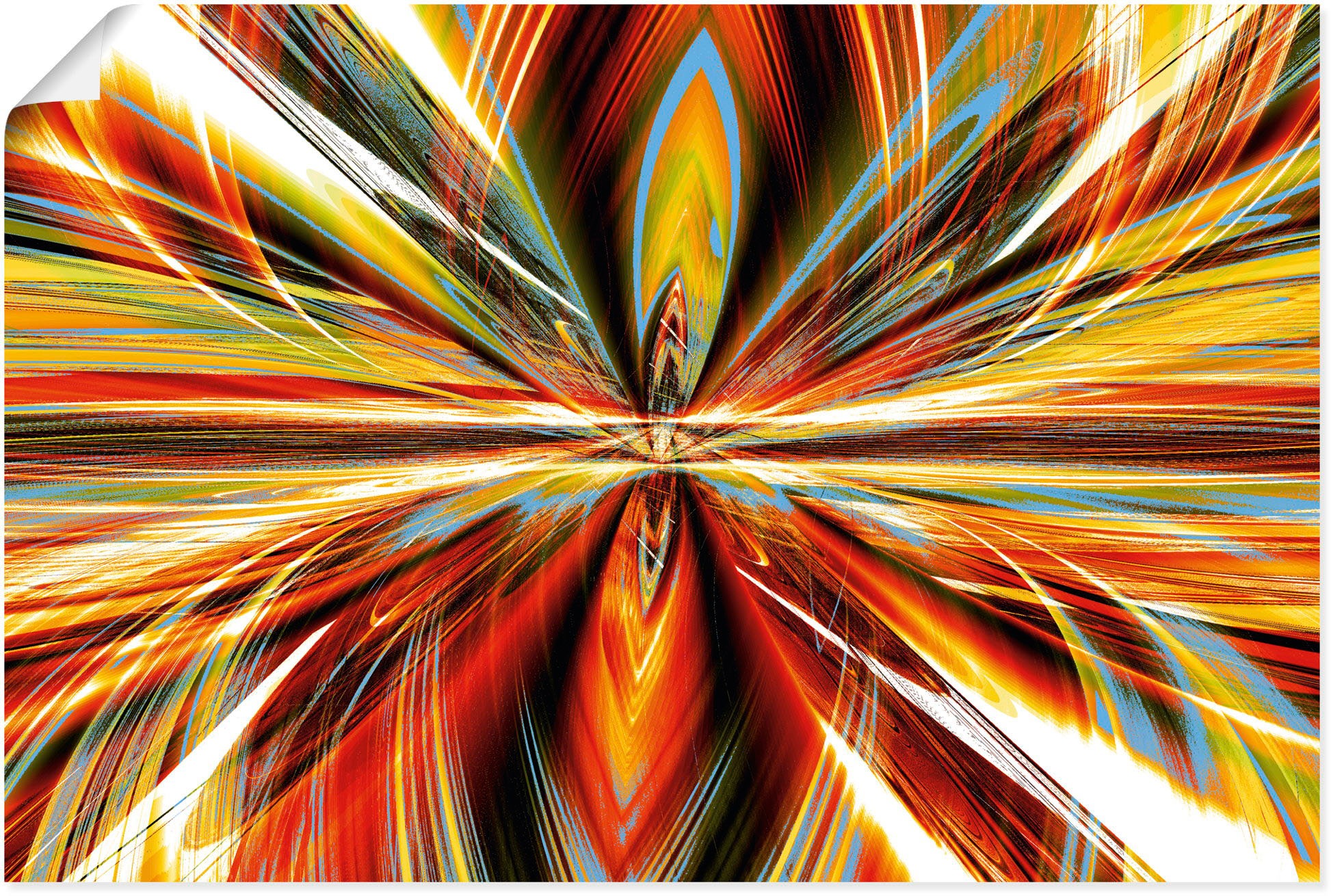 Image of Artland Wandbild »Feuerstelle«, Gegenstandslos, (1 St.), in vielen Grössen & Produktarten - Alubild / Outdoorbild für den Aussenbereich, Leinwandbild, Poster, Wandaufkleber / Wandtattoo auch für Badezimmer geeignet bei Ackermann Versand Schweiz