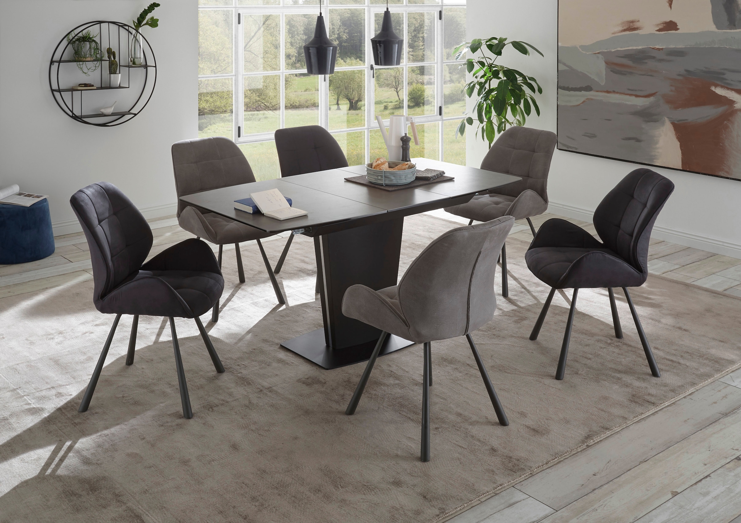 Stolkom Esstisch »Sergio« ausziehbar von 120-160 cm, Keramik