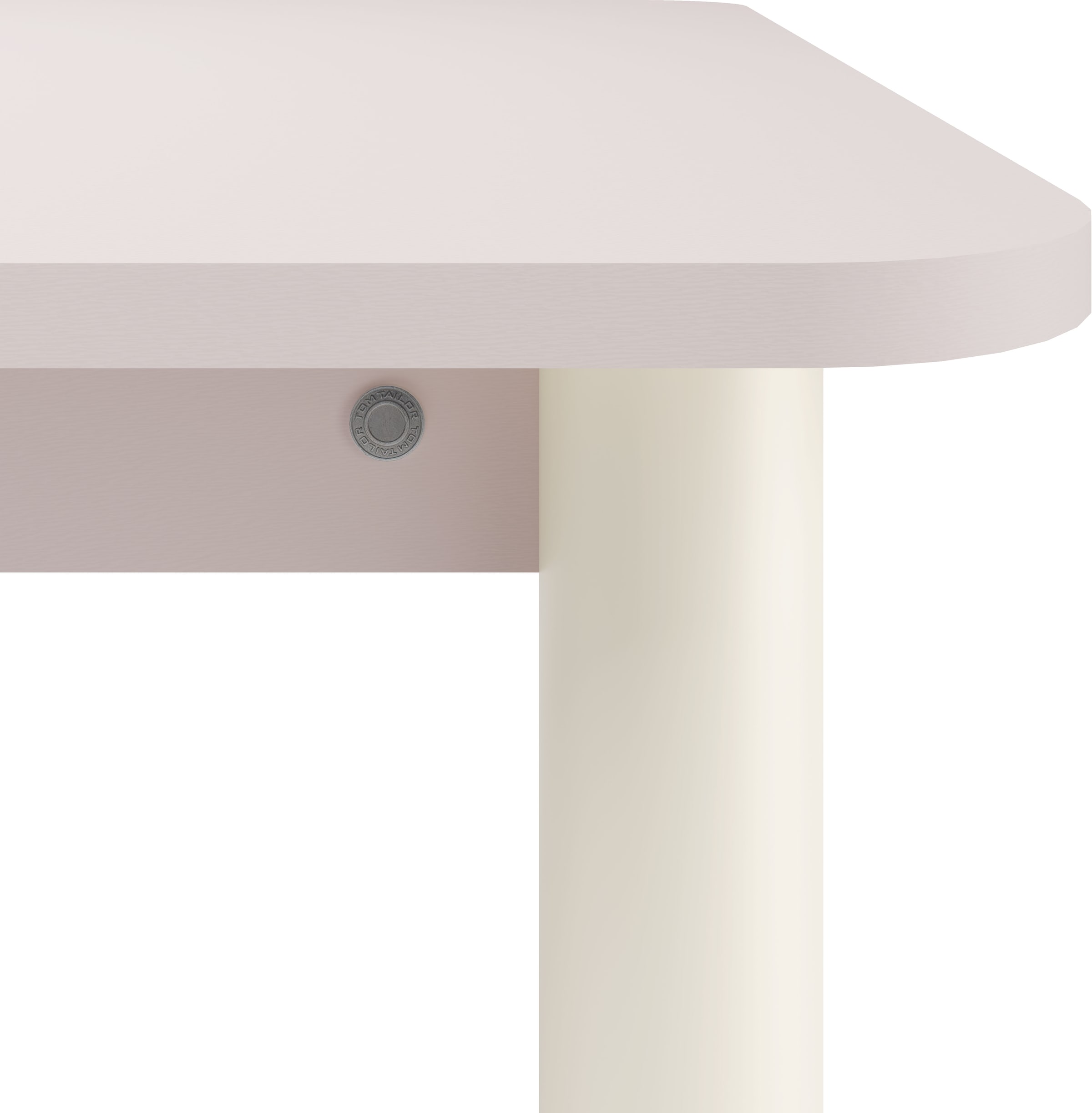 TOM TAILOR HOME Esstisch »COLOR TABLE«, (1 St.), Esstisch, 4-Fuss, 3 Grössen, 3 Dekorfarben, 4 Fussfarben, ABS-Kante