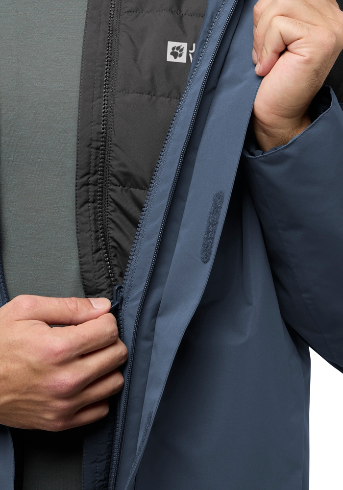 Jack Wolfskin 3-in-1-Funktionsjacke »ROMBERG 3IN1 JKT M« mitKapuze