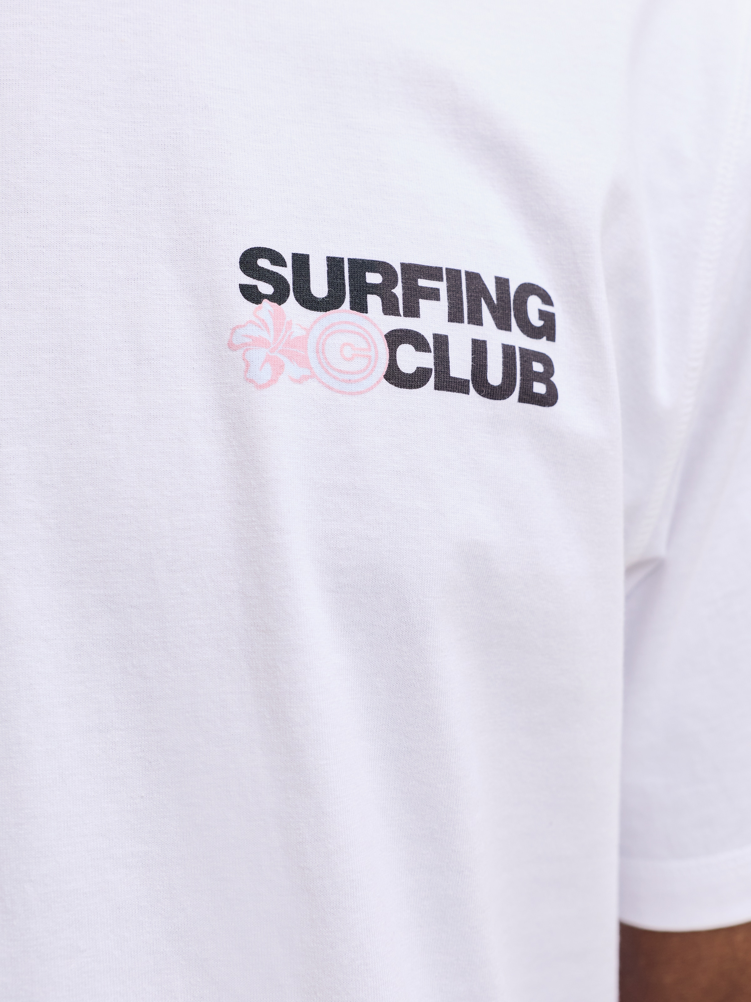 Jack & Jones T-shirt »JCOMARINA BACK PRINT TEE SS CREW NECK« avec impression