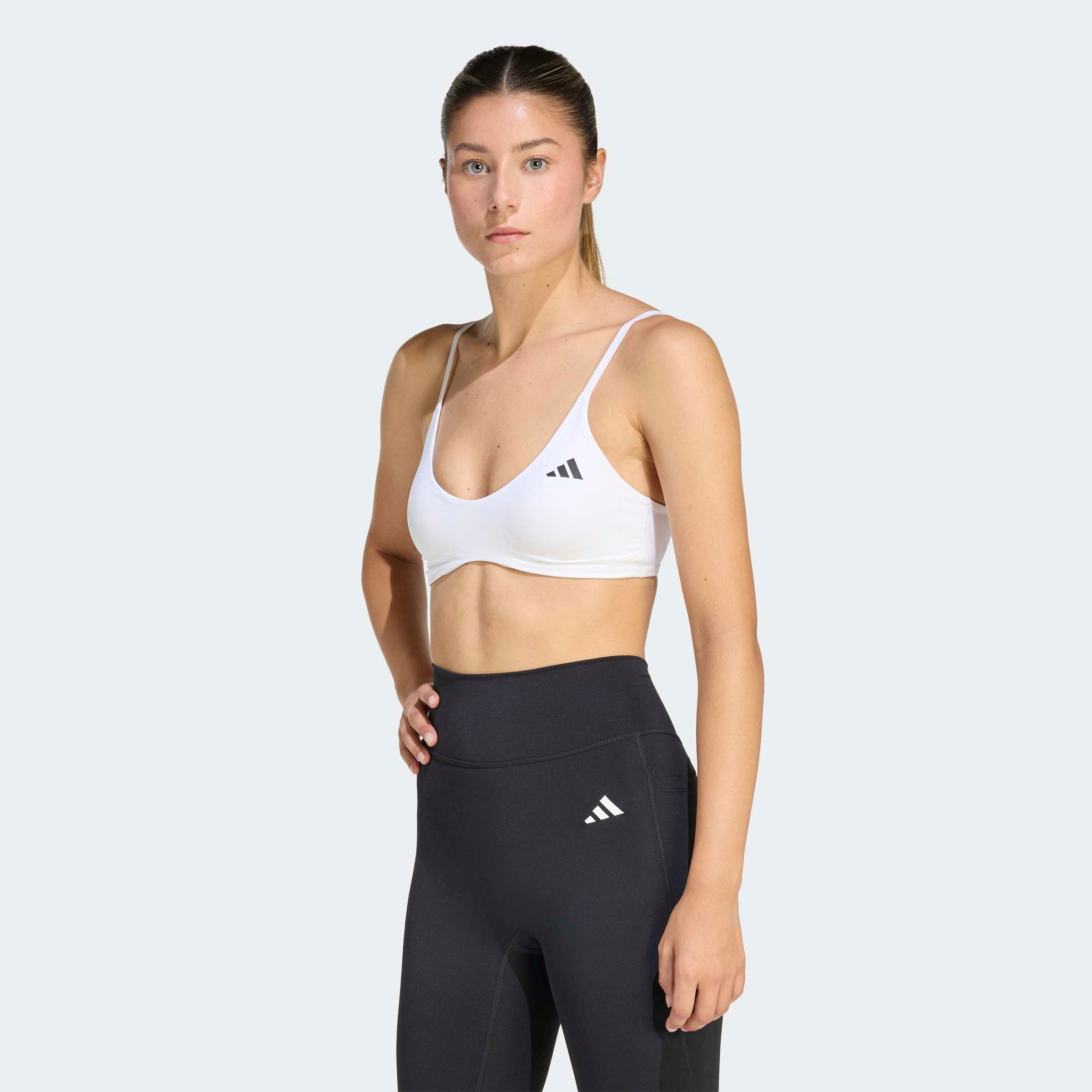 Image of adidas Performance Sport-BH "LEICHT STÜTZENDER OPTIME ESSENTIALS WORKOUT BH" mit verstellbaren Trägern, für leichte Workouts