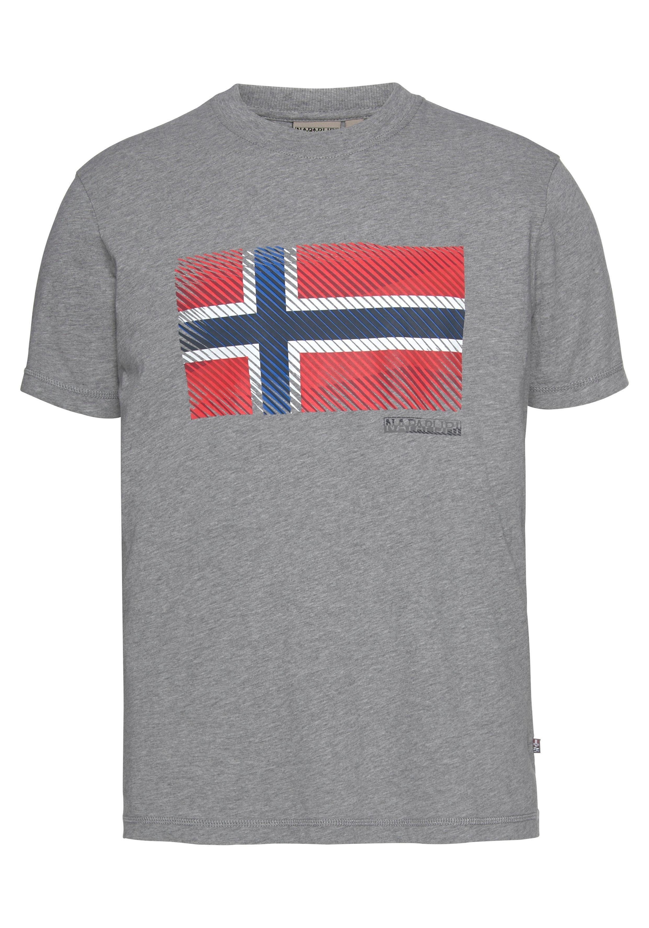 Image of Napapijri T-Shirt, mit Front-druck bei Ackermann Versand Schweiz