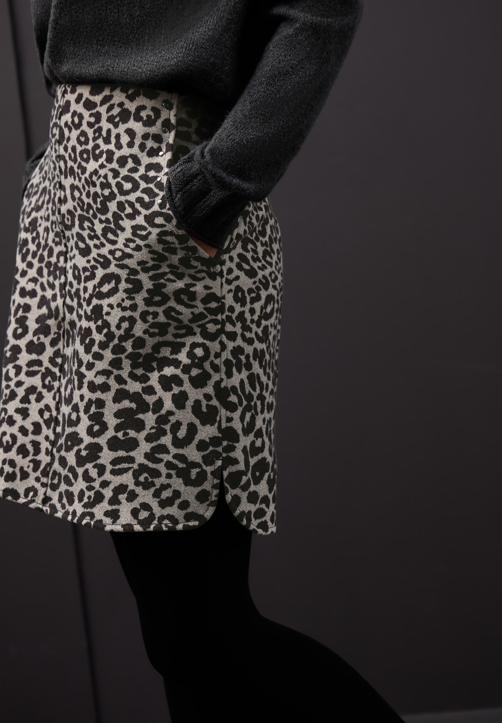 STREET ONE Minijupe »Style Maja« mit All-Over Print