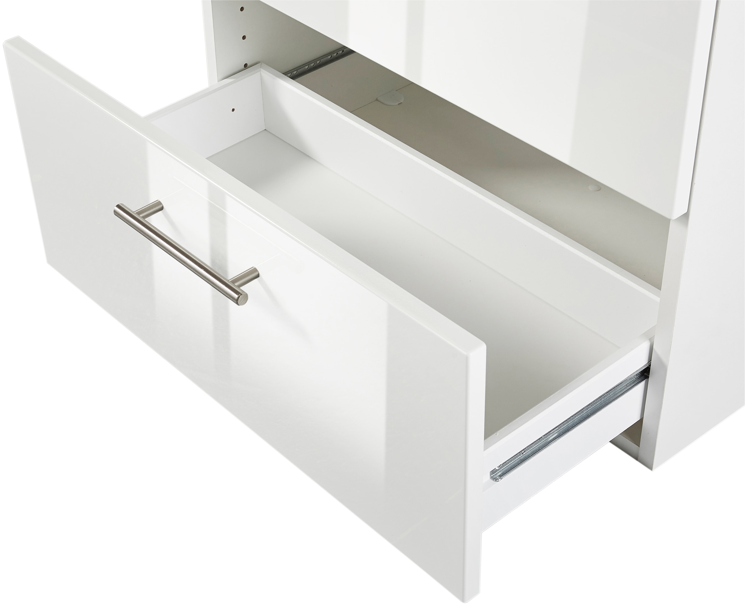welltime Waschbeckenunterschrank »Trento, verschiedene Ausführungen und Farben«, Badmöbel, Breite 60 cm, Beckenunterschrank auf Füssen, Made in Germany