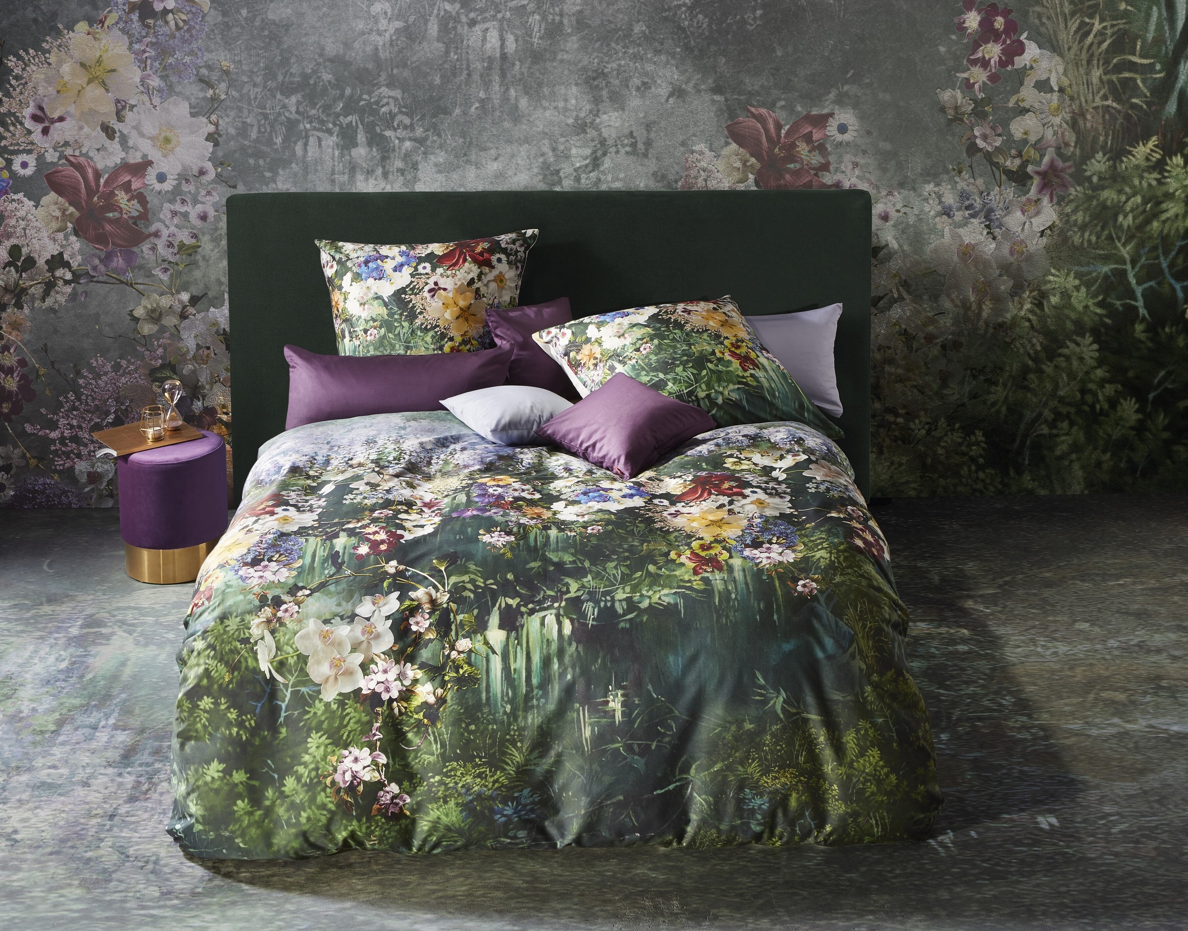 Image of fleuresse Wendebettwäsche »Bed Art S 4124 (2/3tlg.)«, (3 tlg.), tropische Gärten bei Ackermann Versand Schweiz