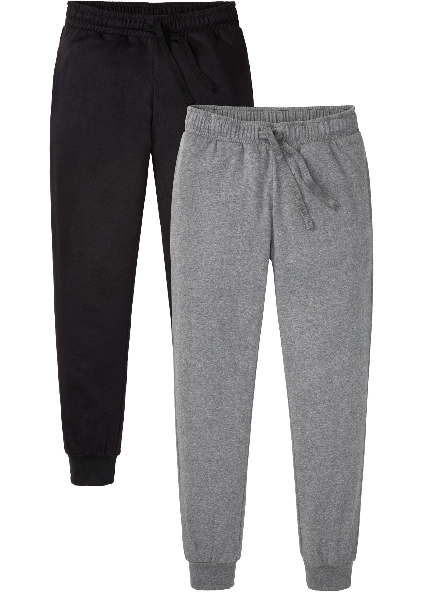 Image of bonprix Jogginghose aus Baumwolle und Polyester, mit elastischen Bündchen am Saum