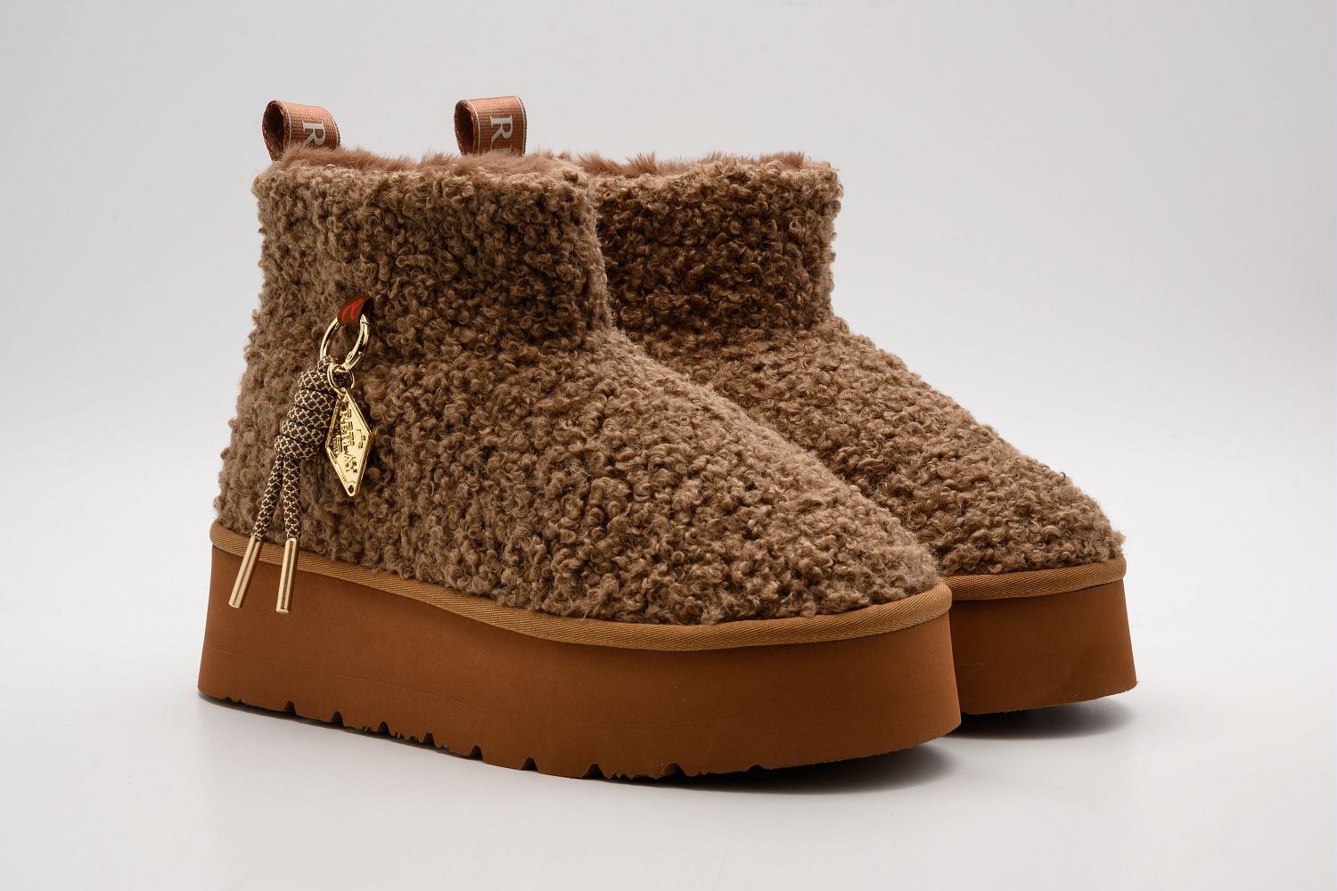 Image of Replay Winterboots "CHIC STORM" Plateauboots, Trendy-Boot in Teddy-Optik, mit Anziehlasche