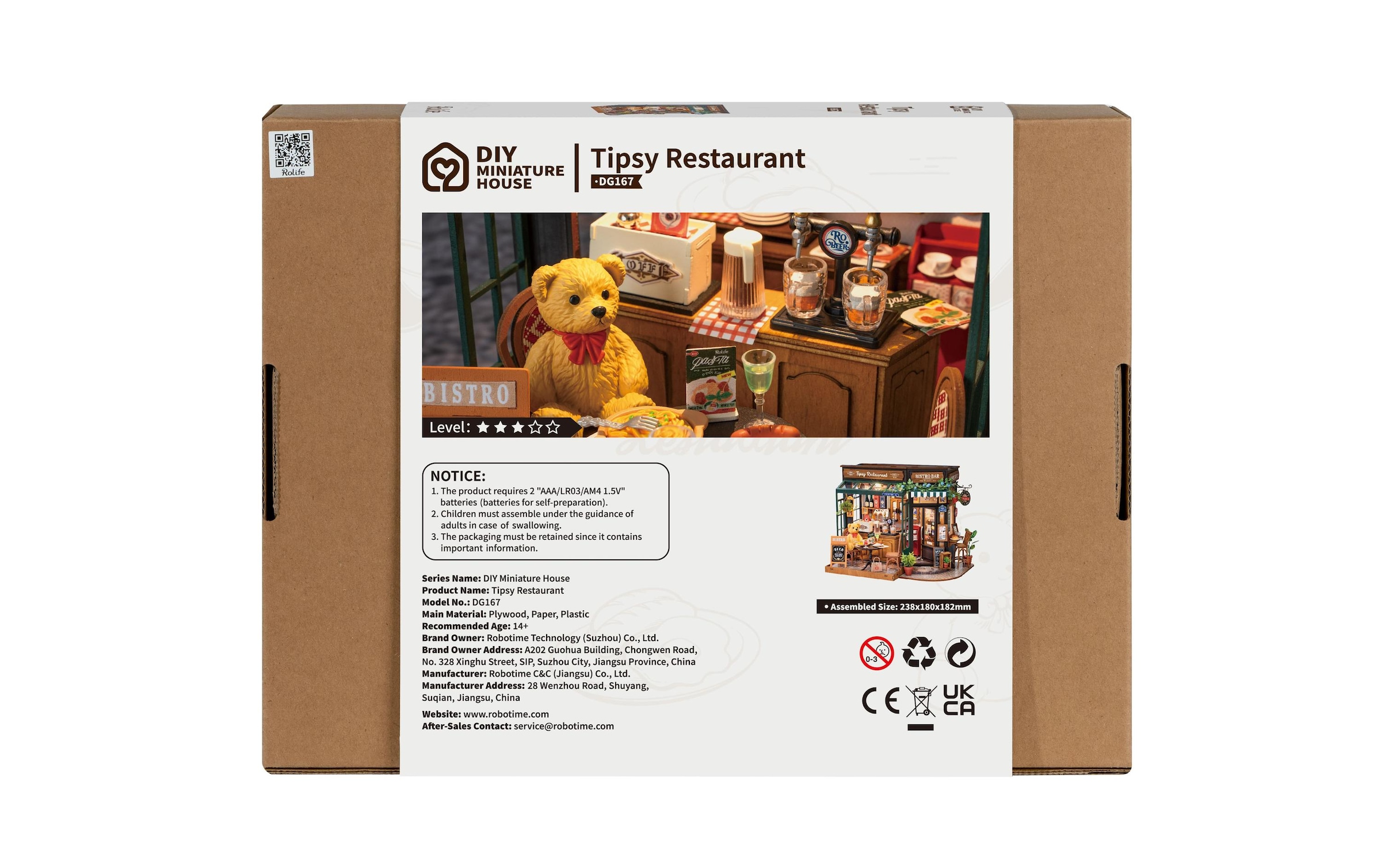   Modellbausatz »RoboTime Tipsy Restaurant 297-teilig«