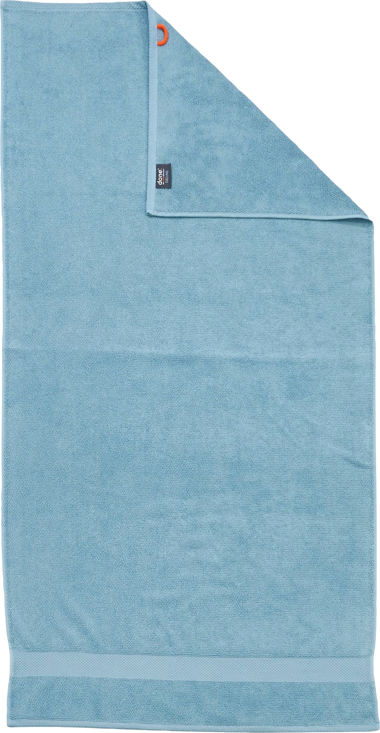done.® Badetücher »Deluxe«, (2 St., 2er Set Duschtücher 70 x 140 cm), 2-tlg., Uni Farben, Hotelqualität aus hochwertigem Zwirnfrottier
