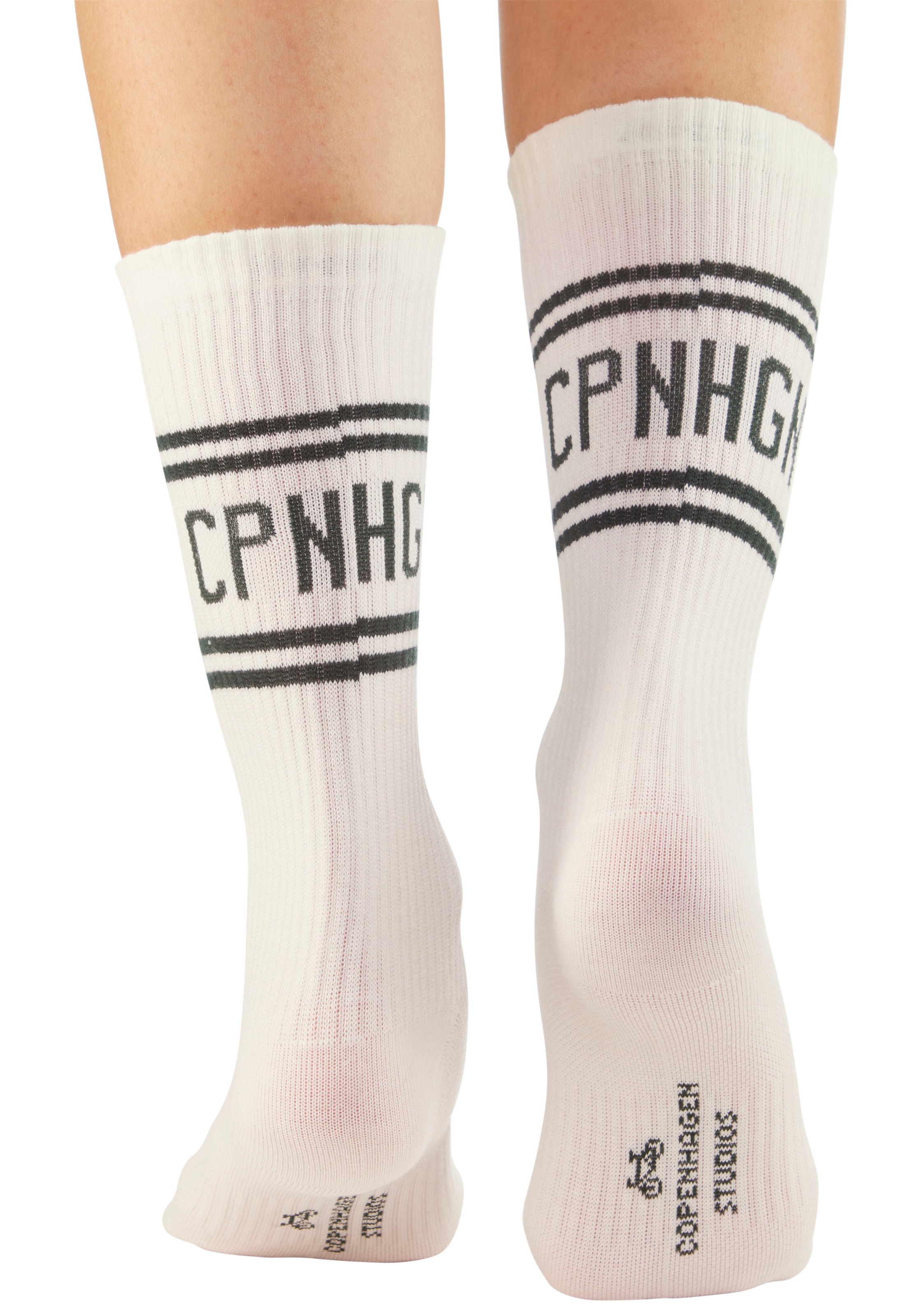 Copenhagen Studios Langsocken Packung, 2 Stk. tlg. mit Pikeé-Struktur unter der Sohle