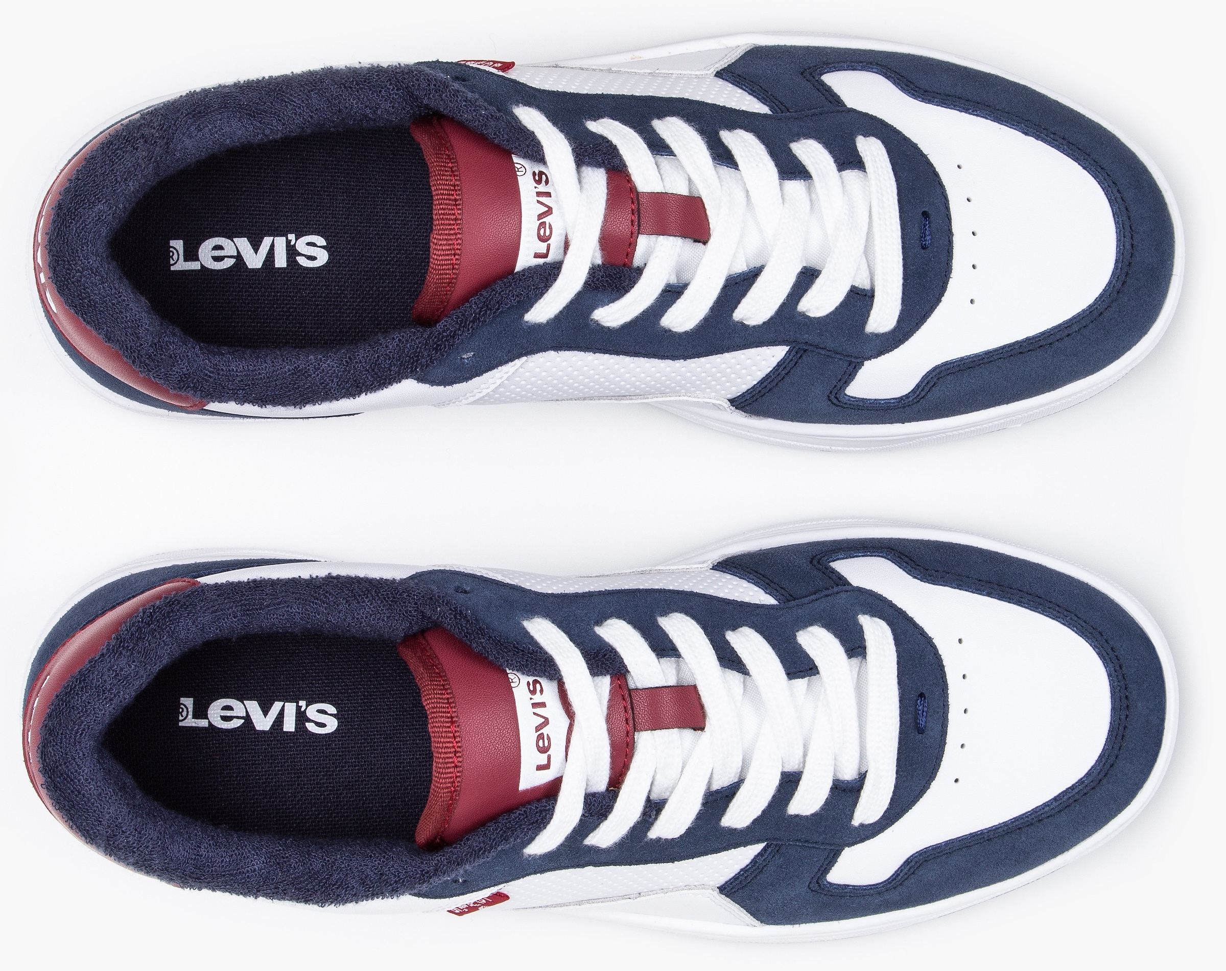 Levi's® Sneaker »PIPER«, modische Kontrastbesätzen, Freizeitschuh, Halbschuh, Schnürschuh