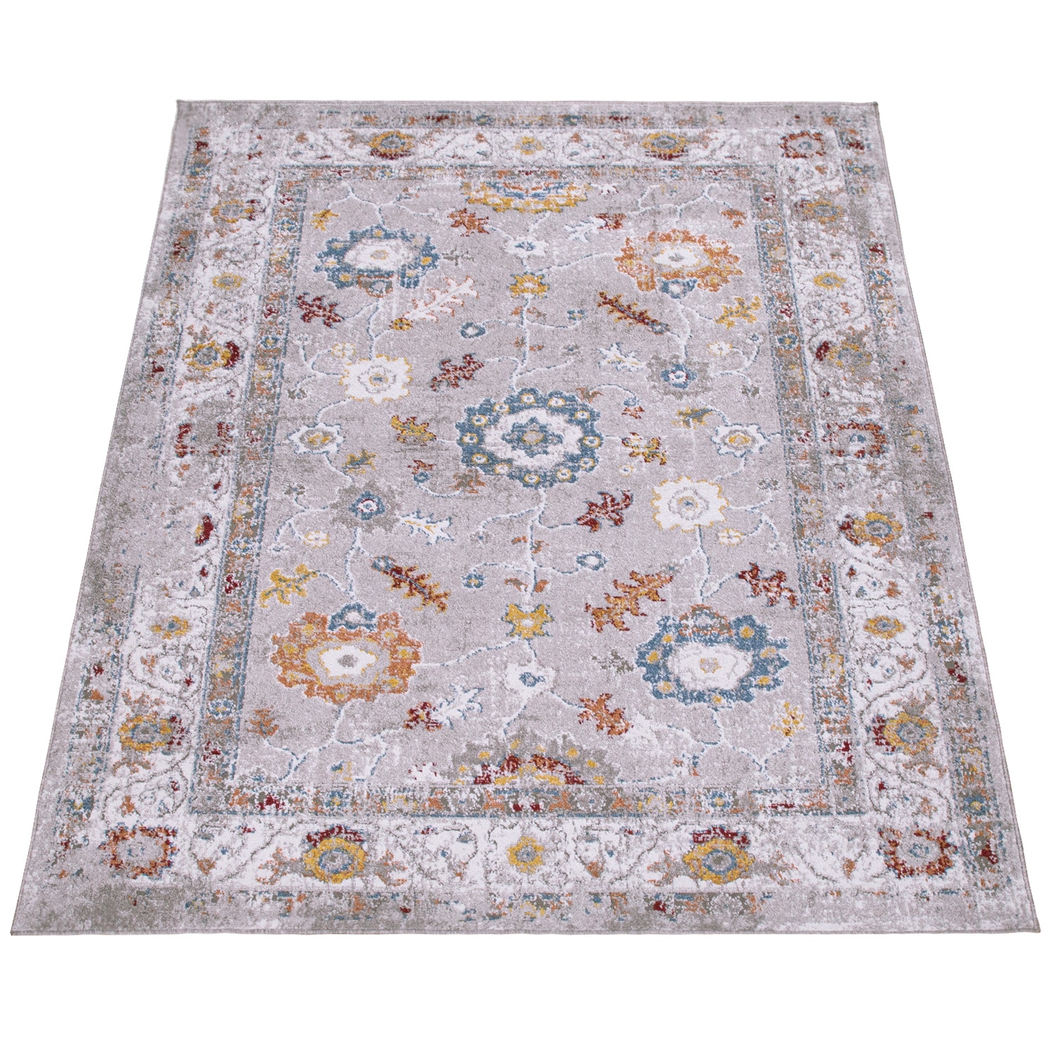 Image of Paco Home Teppich "Palermo 563" rechteckig 13 mm Höhe Kurzflor, Orient-Optik, Vintage Design