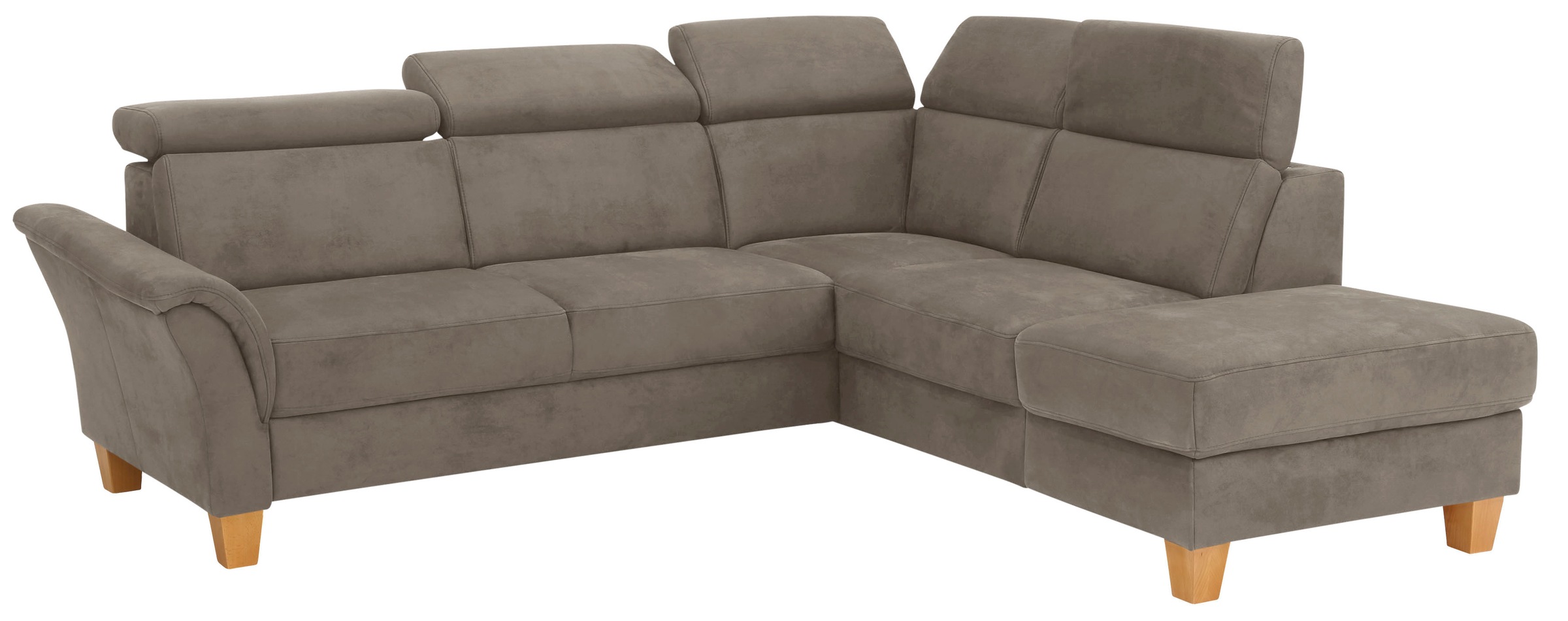 Home affaire Ecksofa »Conville L-Form«, Federkern, wahlweise mit Bettfunktion und Bettkasten bzw. Stauraum