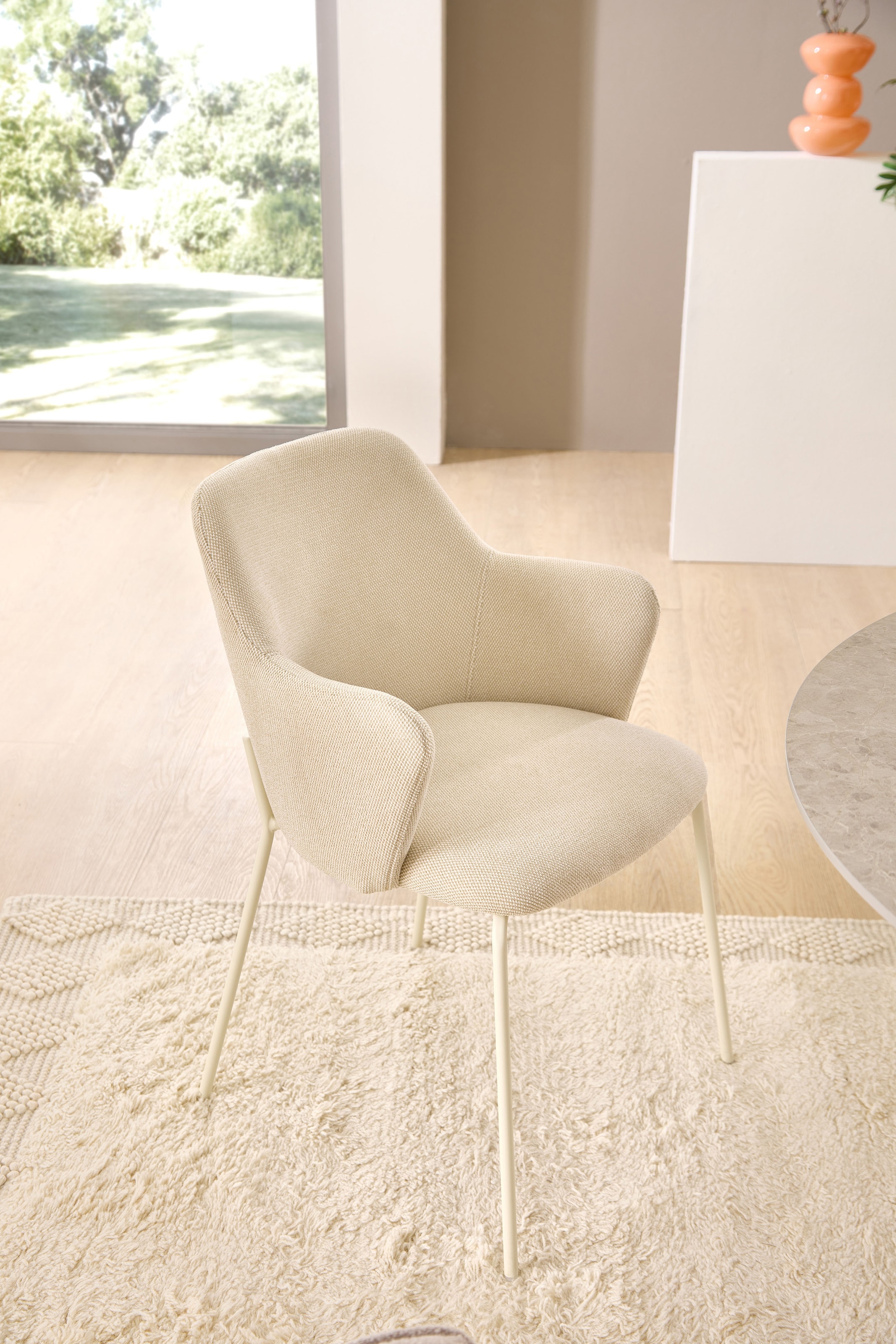 Stolkom Chaise avec accoudoirs »Lissi BxHxT 60x84x44 cm« (Ensemble) 2 cuisBreite 60cm, Metallgestell