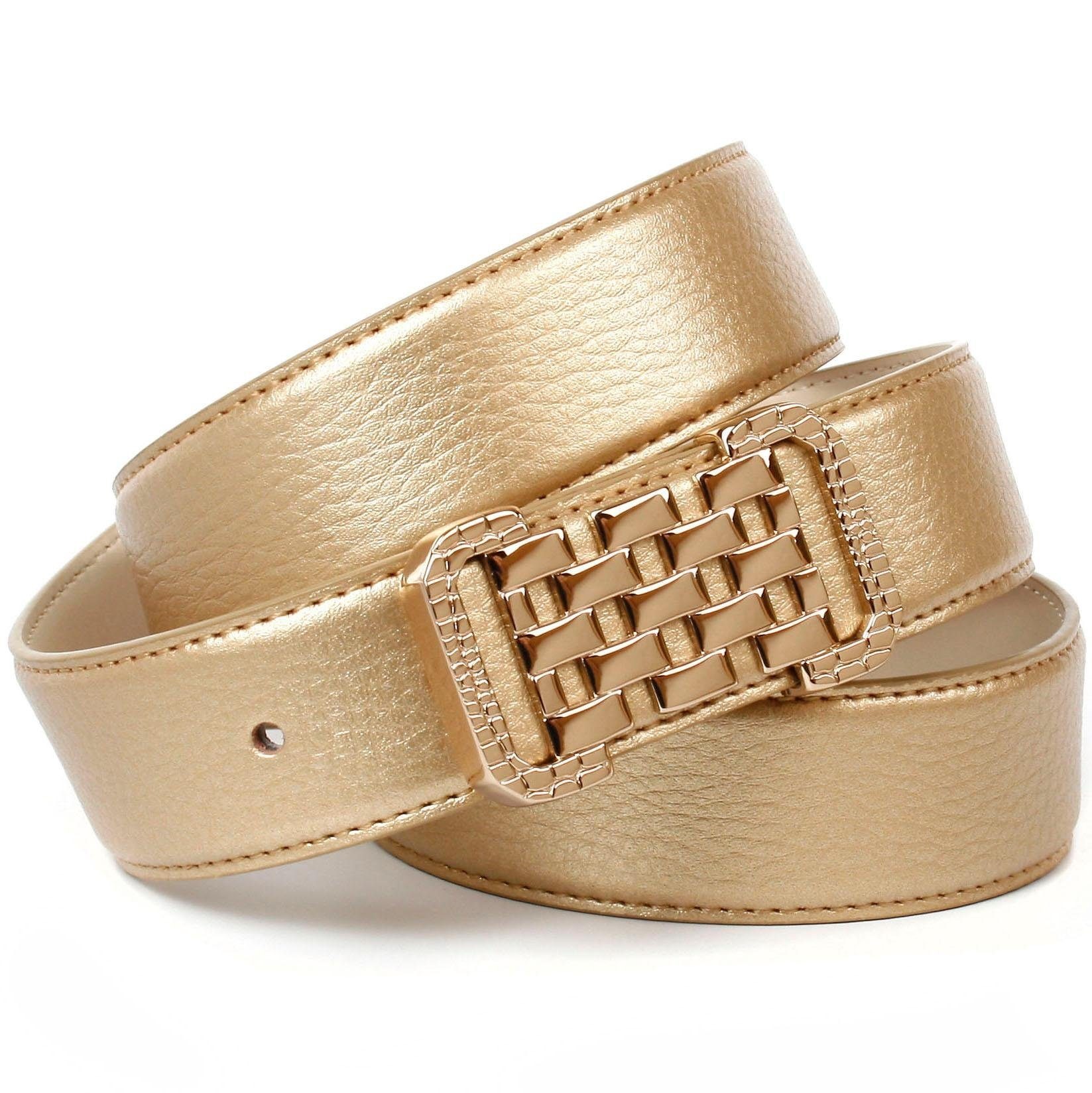 Image of Anthoni Crown Ledergürtel, mit glänzender Fashion-Koppelschliesse bei Ackermann Versand Schweiz